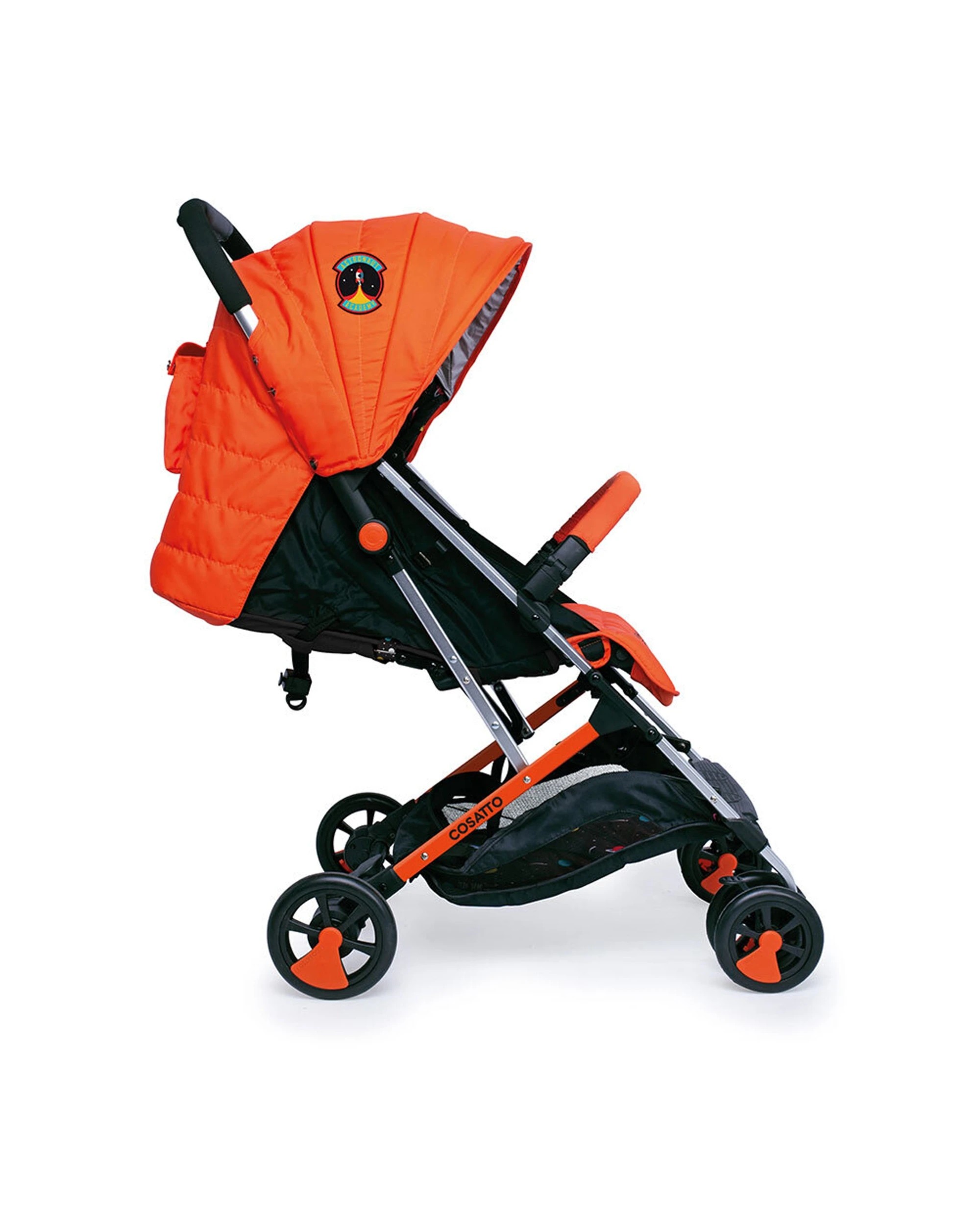 2 Cosatto Woosh 2 Stroller w/ Bumper Bar 0m+ Lightweight Compact Fold Easy Spaceman - Multi, 2 of 5