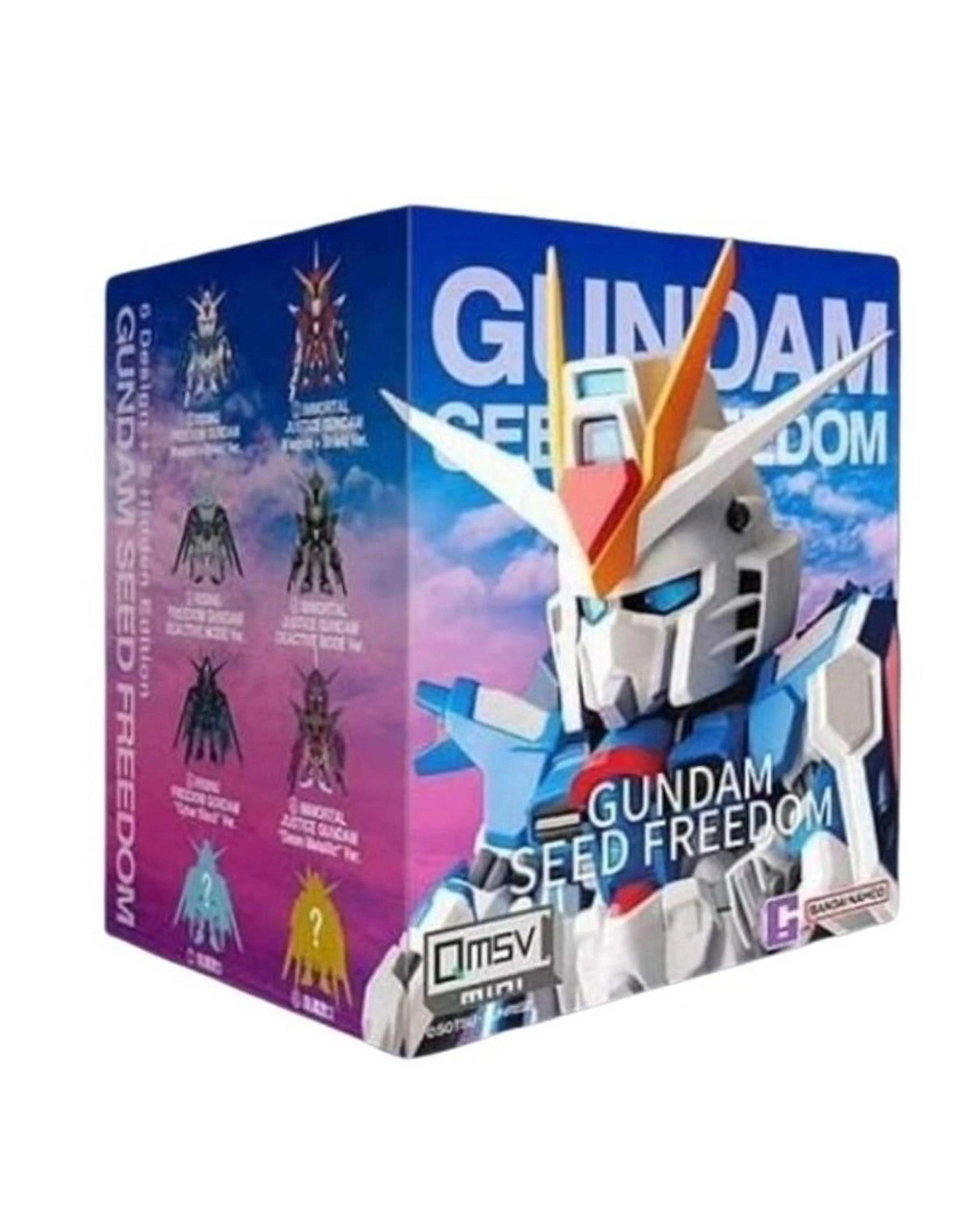 1 Bandai Gundam Seed Freedom Qmsv Mini Figure Blind Box, 1 of 7