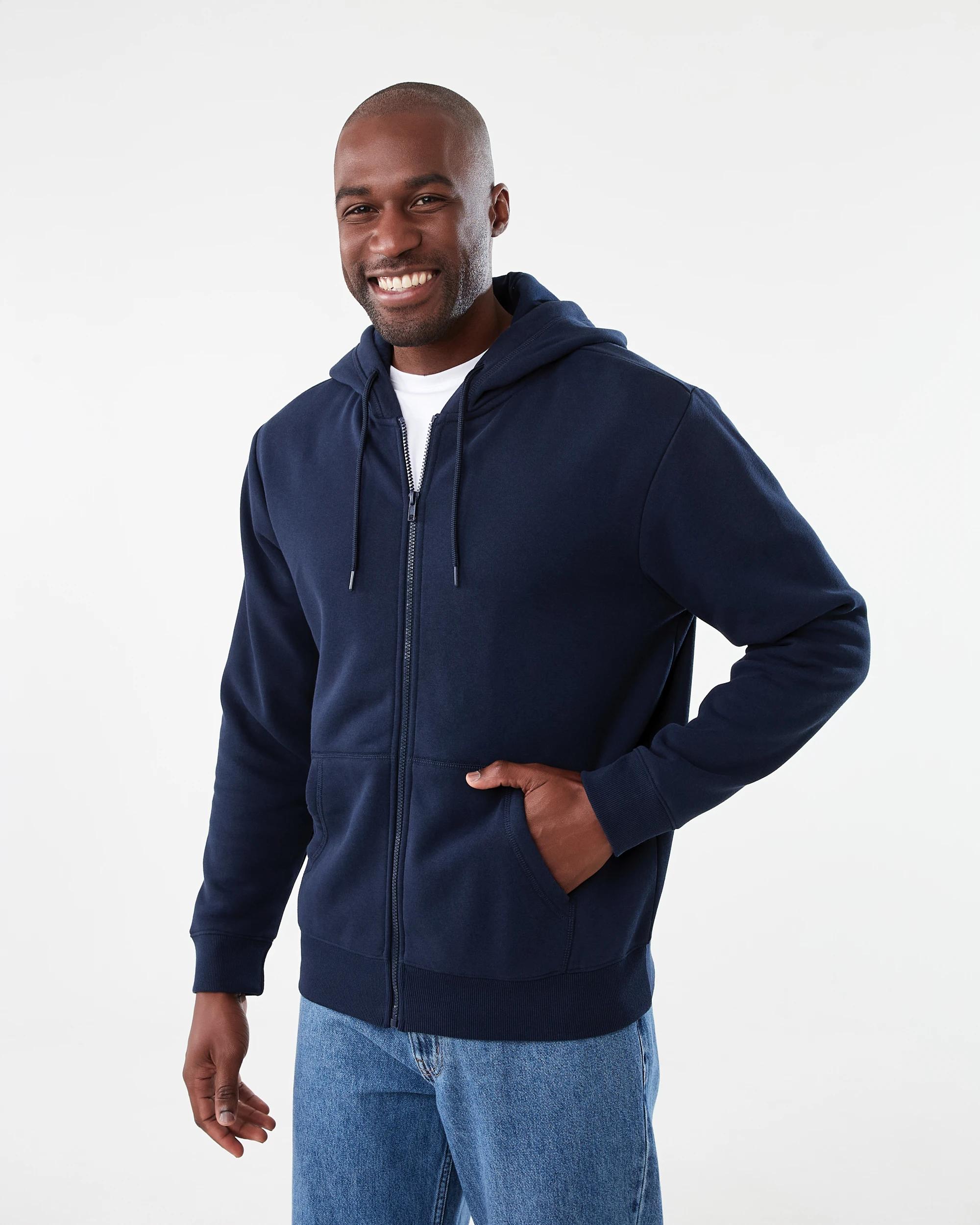 3 Zip Through Hoodie Nvy Sphire, 3 of 8
