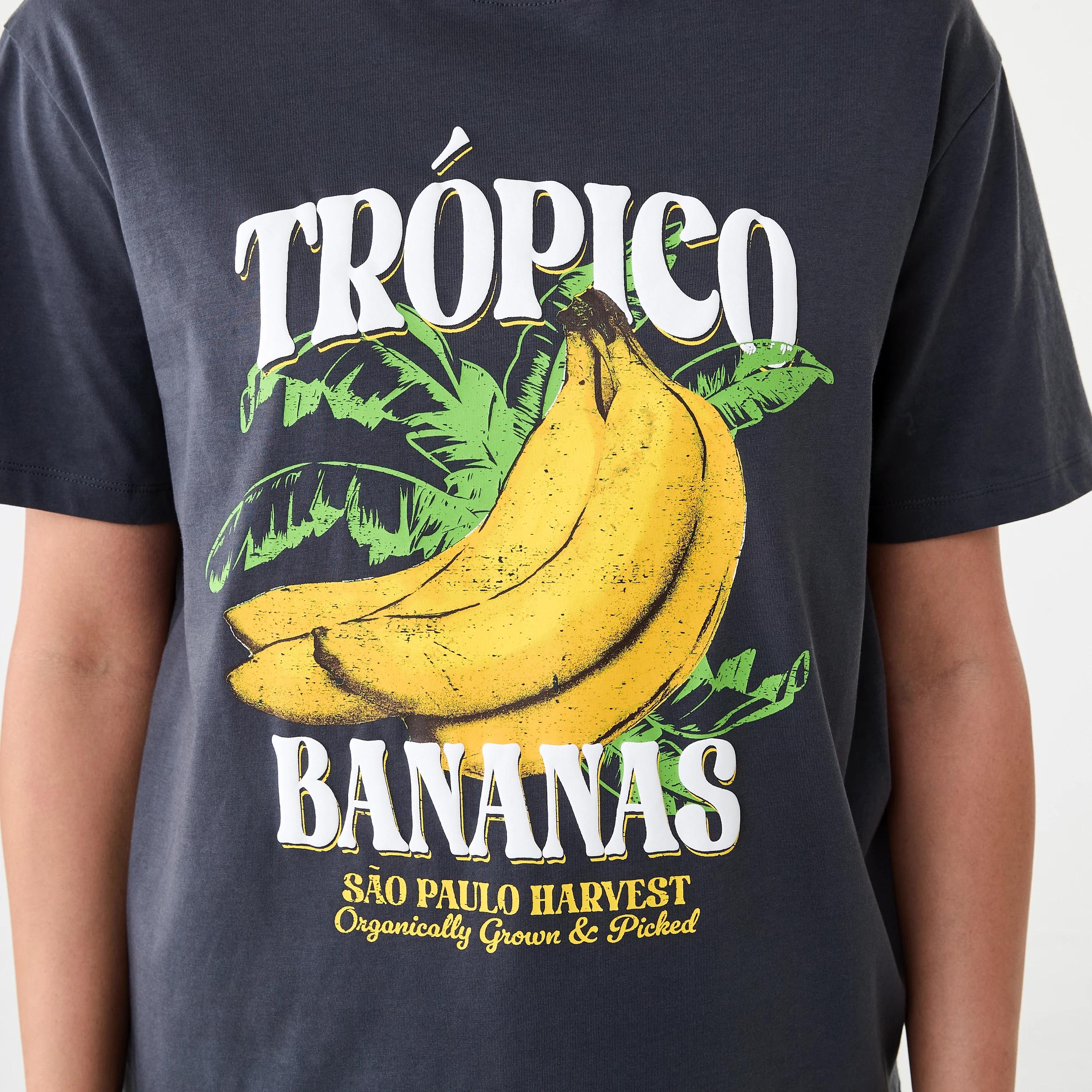 5 Short Sleeve Oversized Boyfriend T-shirt Bananas, 5 of 5