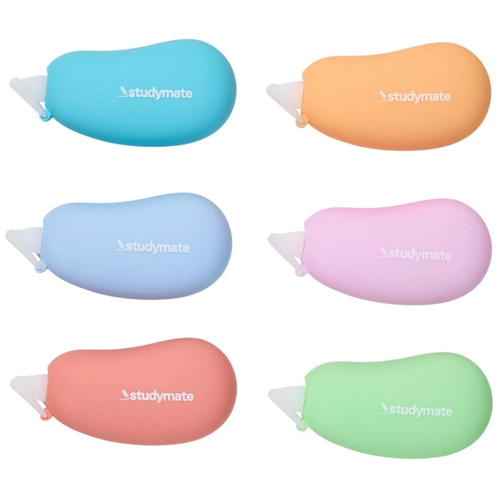 3 Studymate Multicoloured Mini Correction Tape 5mm x 8m 6 Pack, 3 of 4