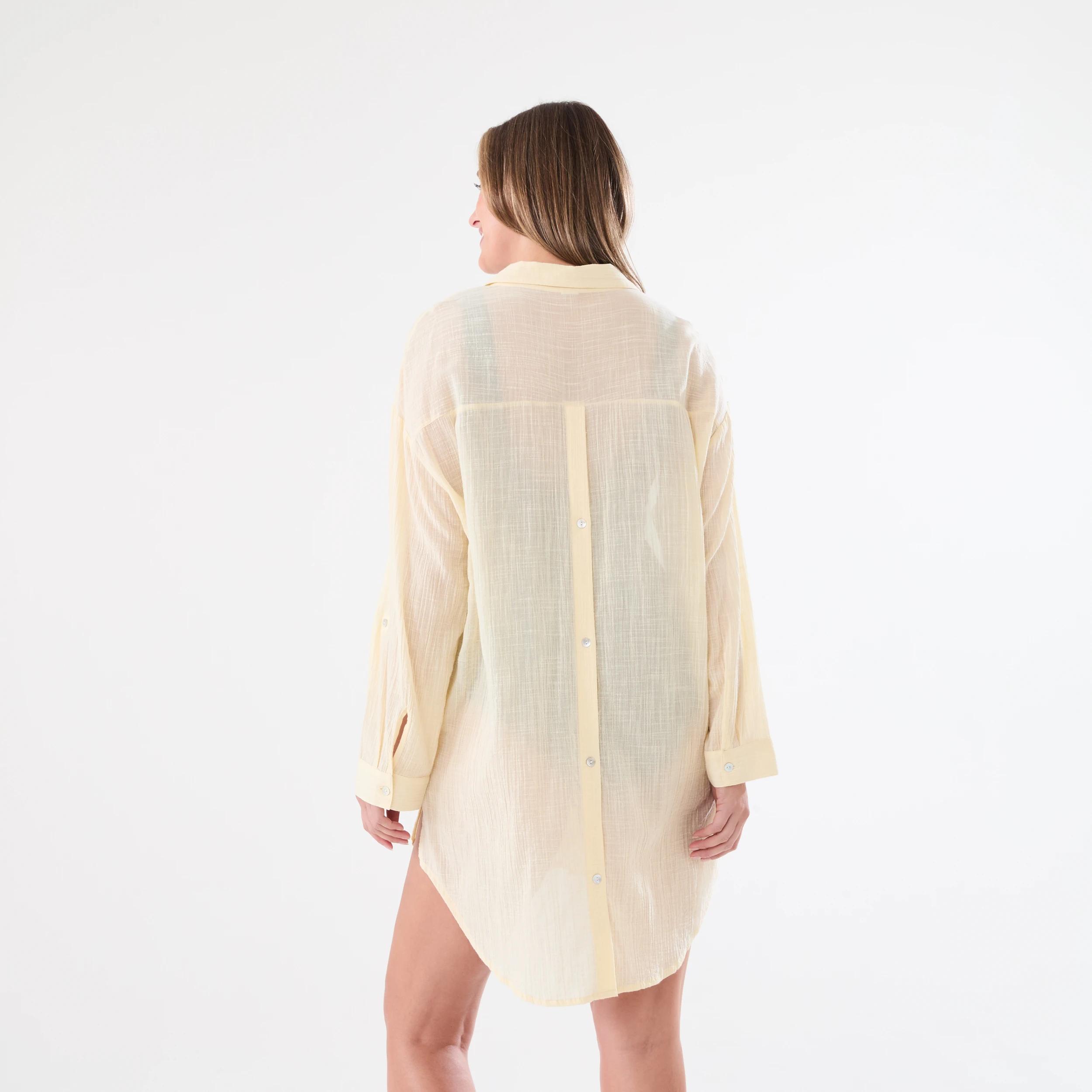 5 Cover Up Shirt DOUBLE CREAM, 5 of 8