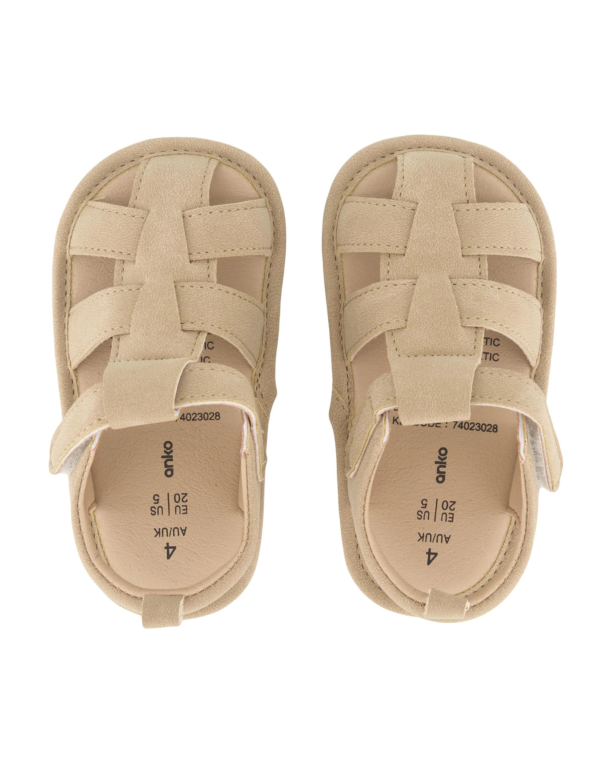 3 Baby Shoes Tan, 3 of 4