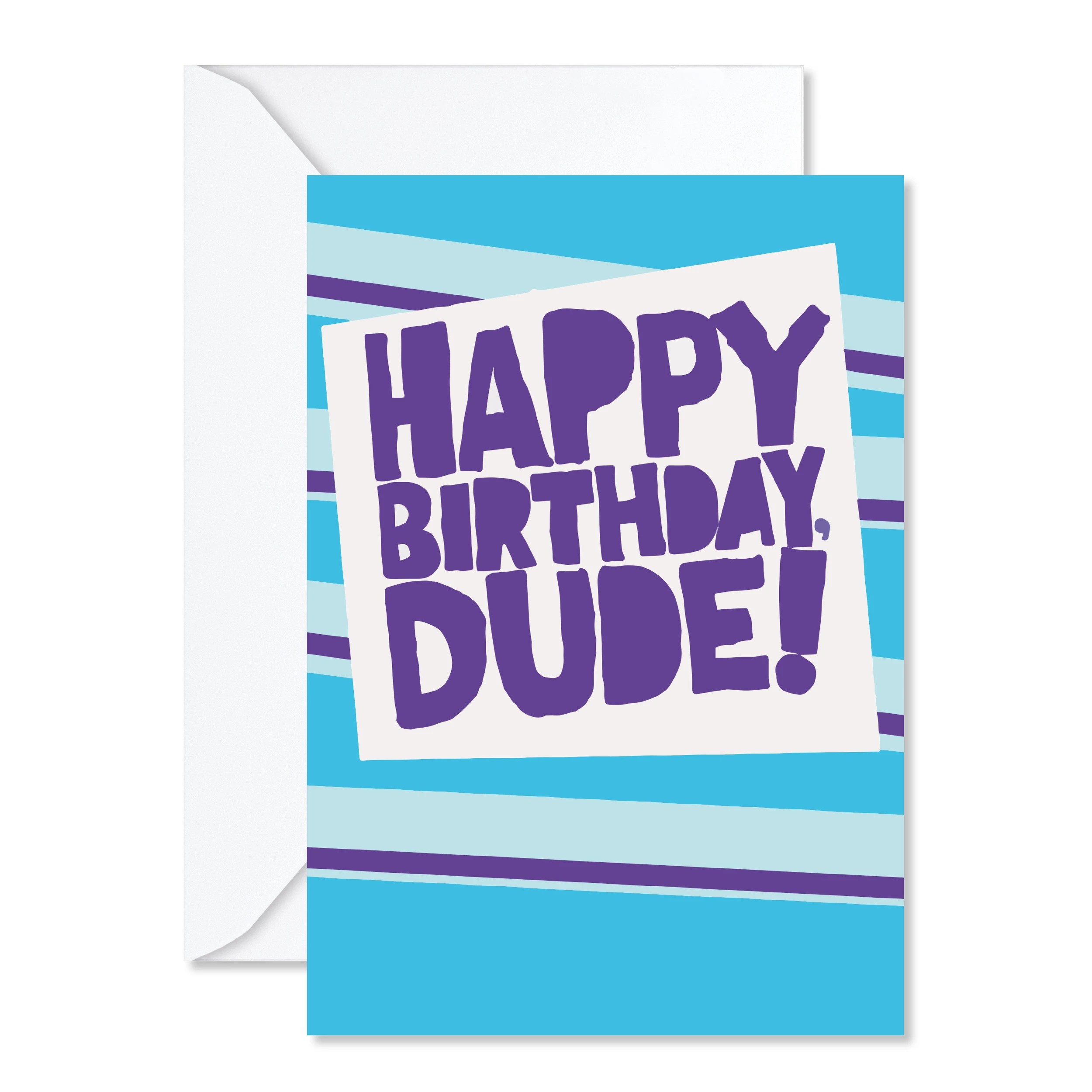 1 Hallmark Birthday Card - Happy Birthday Dude!, 1 of 3