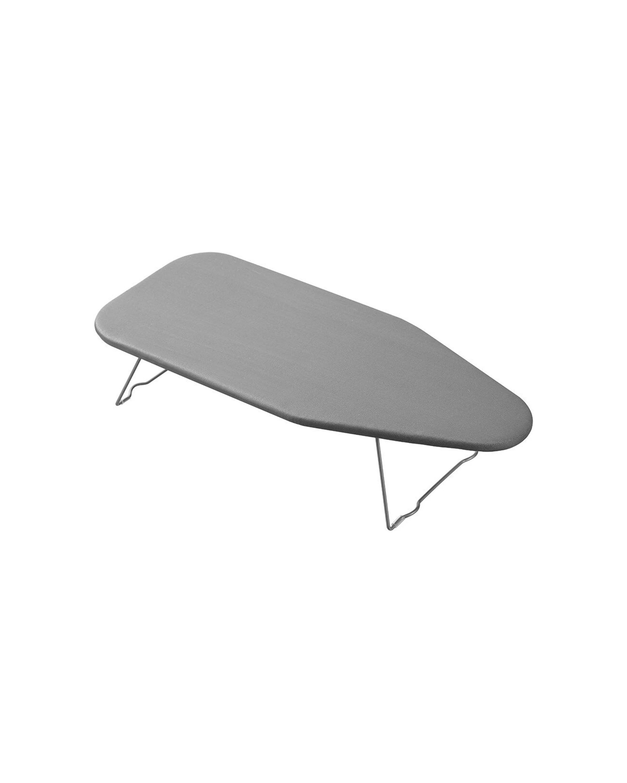 6 Boxsweden Table Top Ironing Board With Foldable Legs Cotton Durable 70x30cm - Grey, 6 of 6
