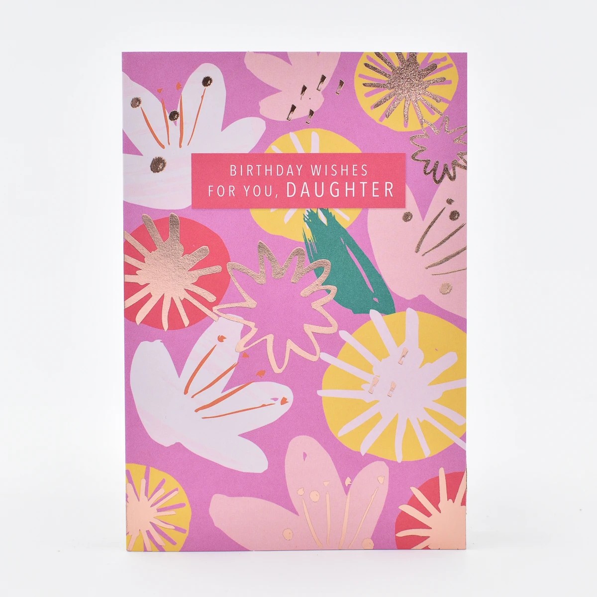1 Hallmark Birthday Card for Daughter - Pink Floral, 1 of 3