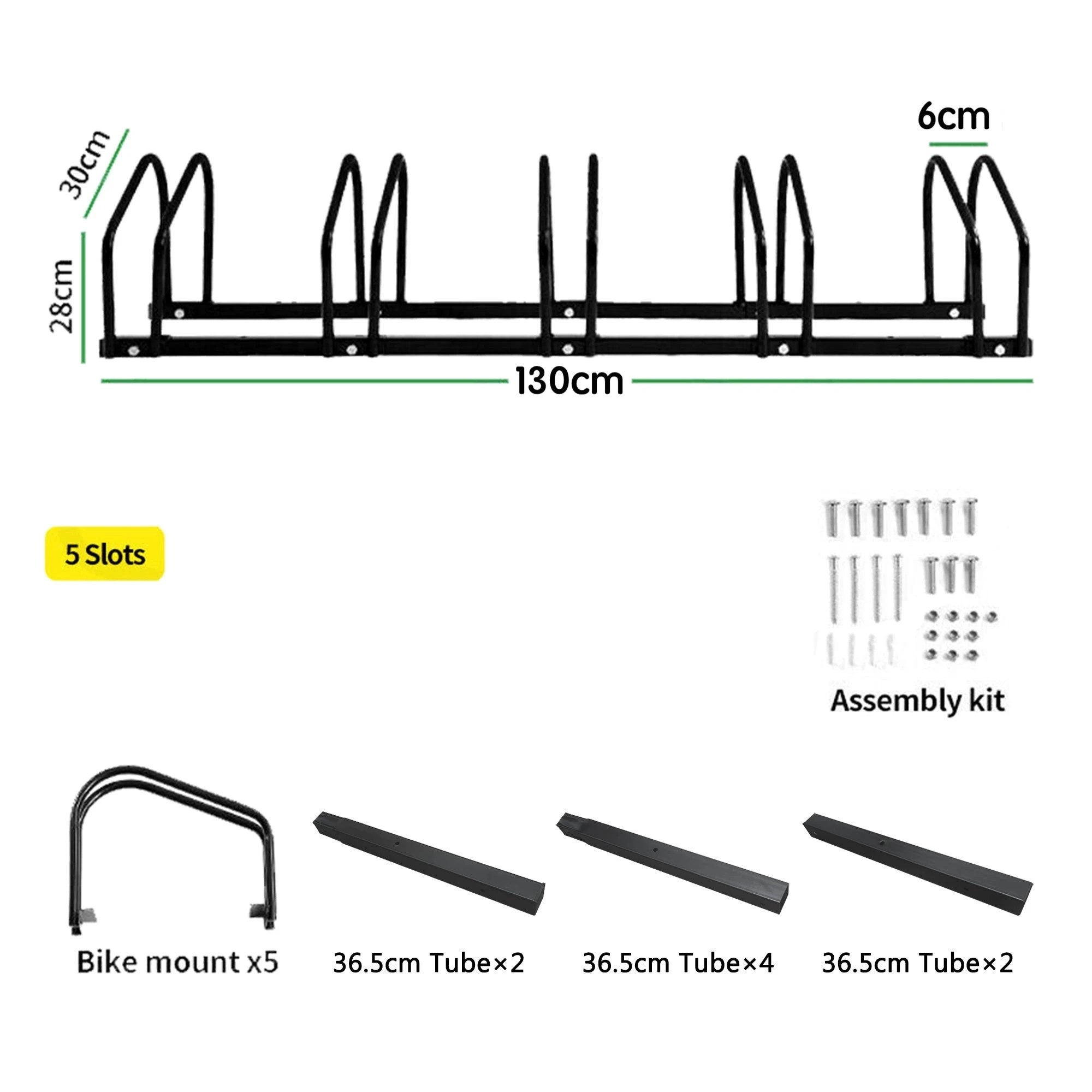 3 Elora Bicycle Upto 5 Bike Stand Rack Storage Floor Parking Holder Cycling Portable Stands, 3 of 5