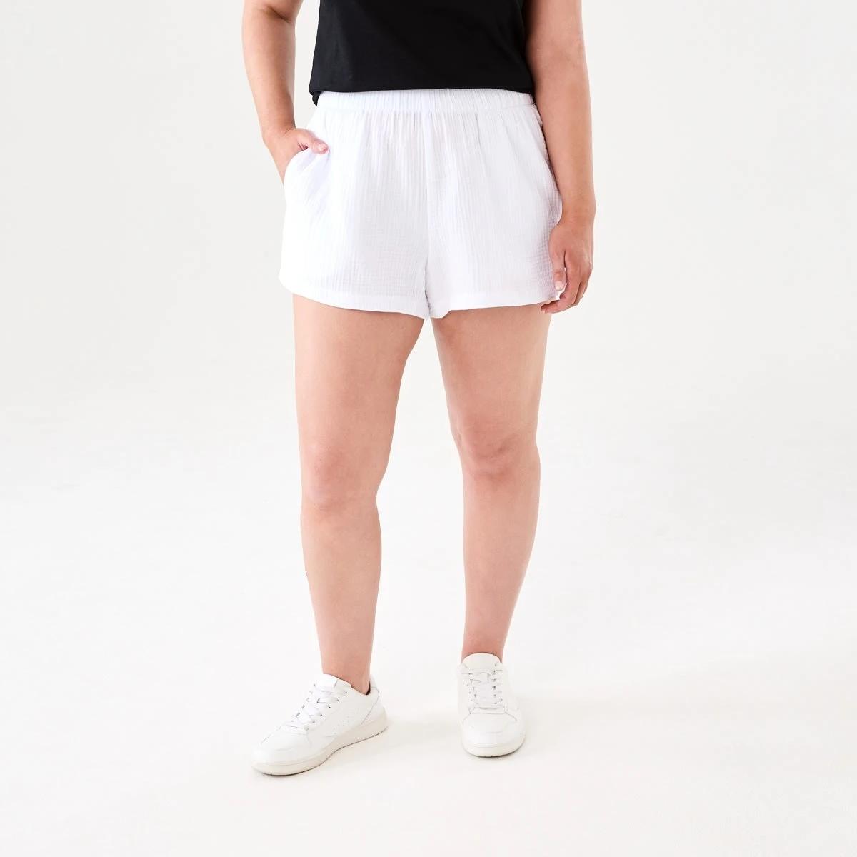 6 Double Cloth Shorts WHITE, 6 of 6