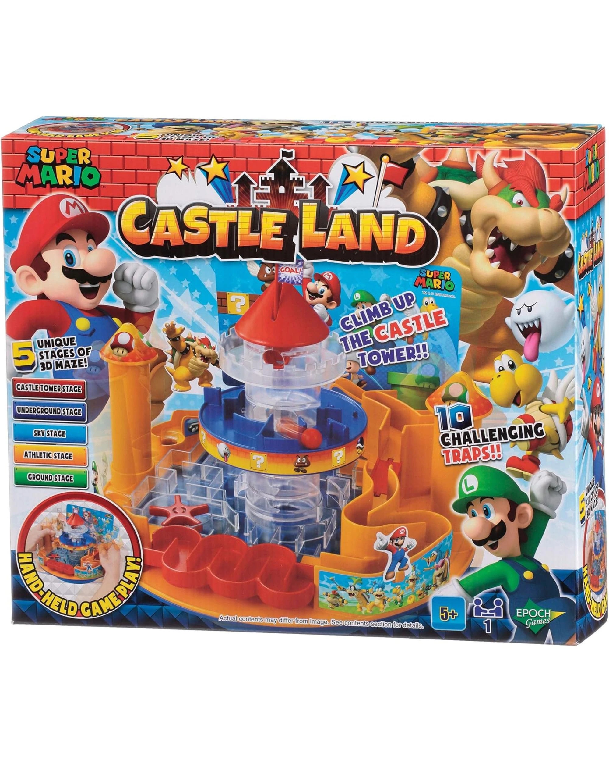 1 Super Mario Castle Land Hand Held Tilt Maze, 1 of 2