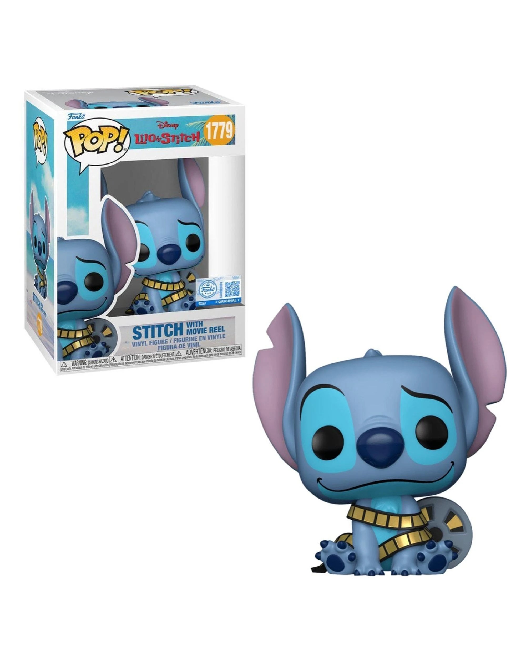 1 Disney Lilo and Stitch Stitch with Movie Reel Funko POP! Vinyl, 1 of 3
