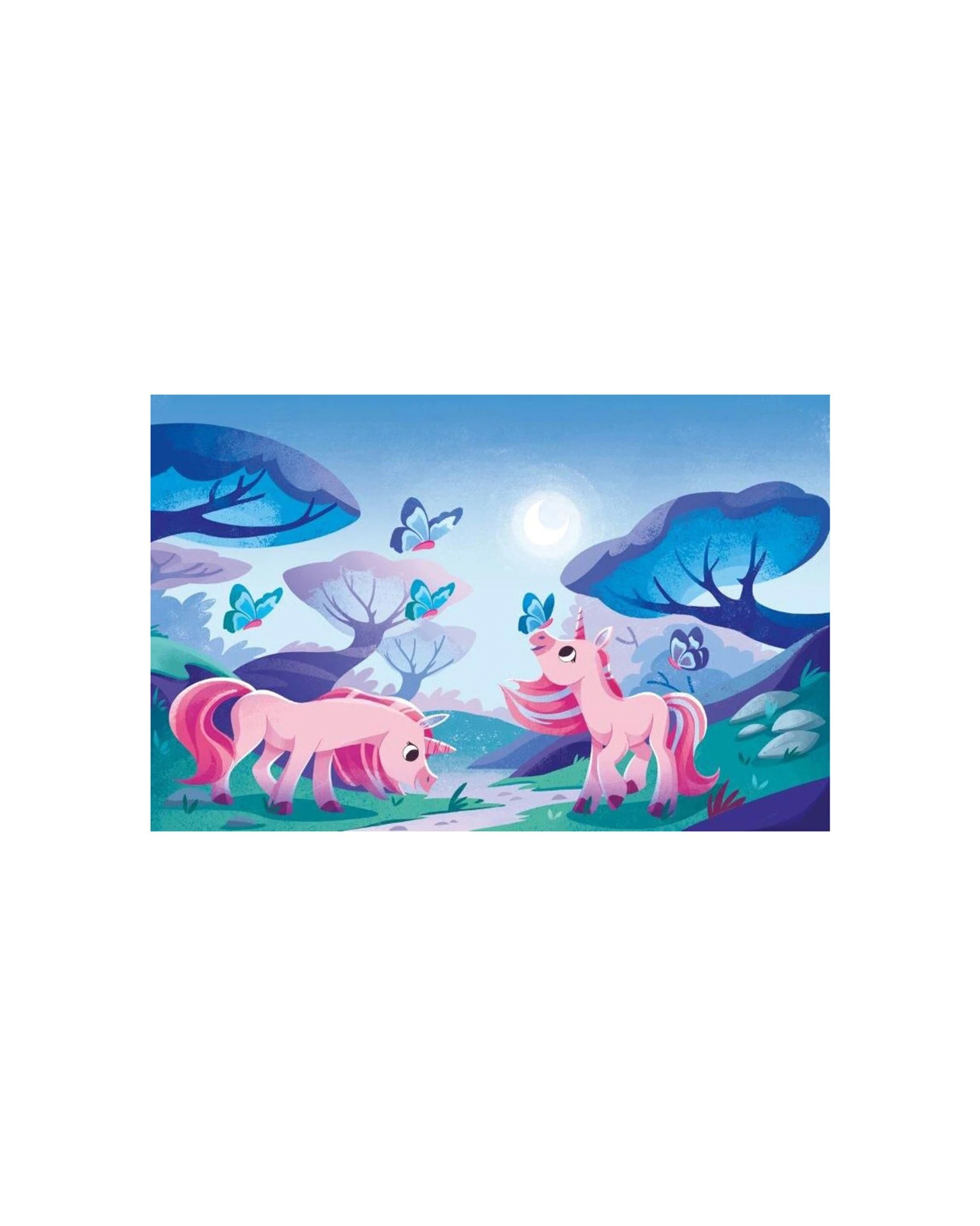 2 Sassi Free The Colours Reusable Paint Brush Book Unicorns - Multi, 2 of 3