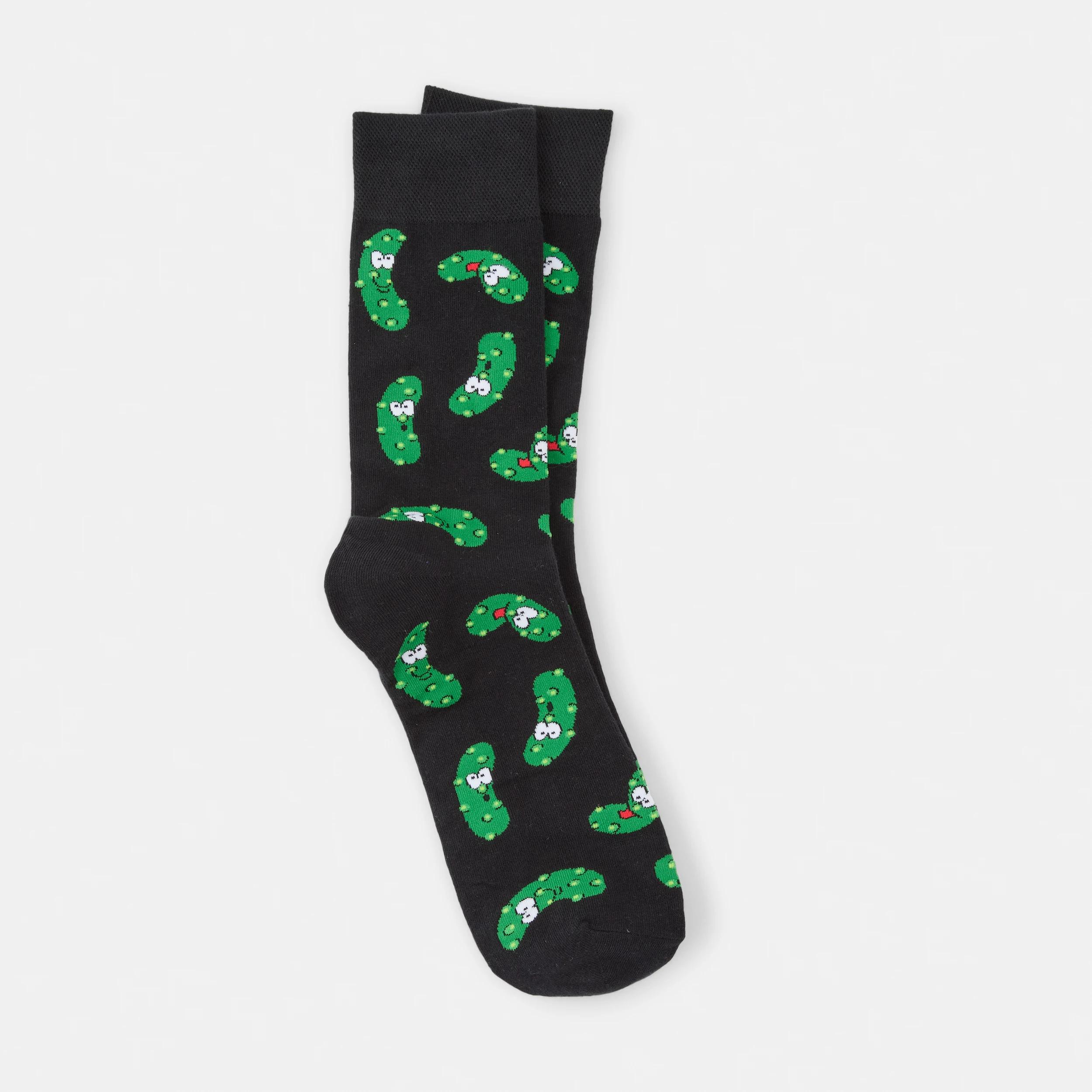 4 4 Pack Novelty Socks BIG DILL, 4 of 6