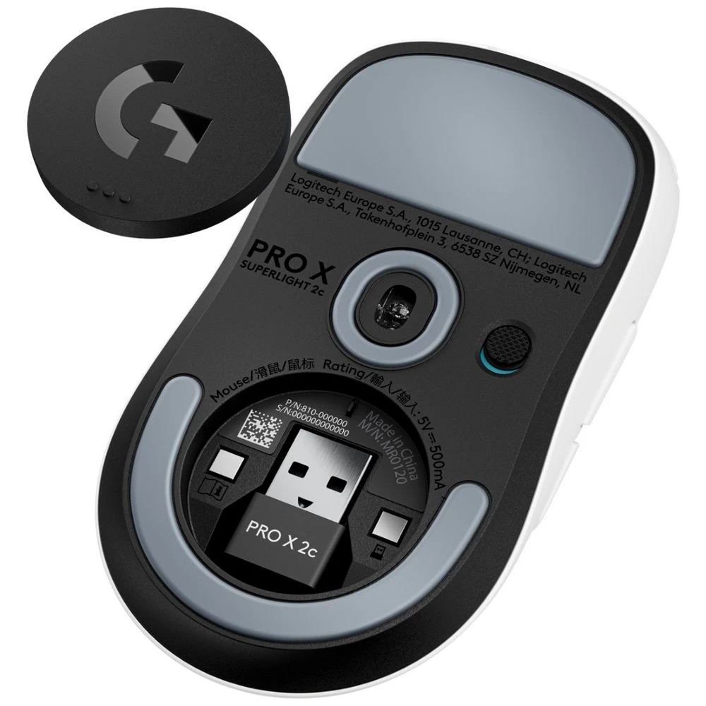 7 Logitech G Pro X SUPERLIGHT 2C Gaming Mouse White, 7 of 8