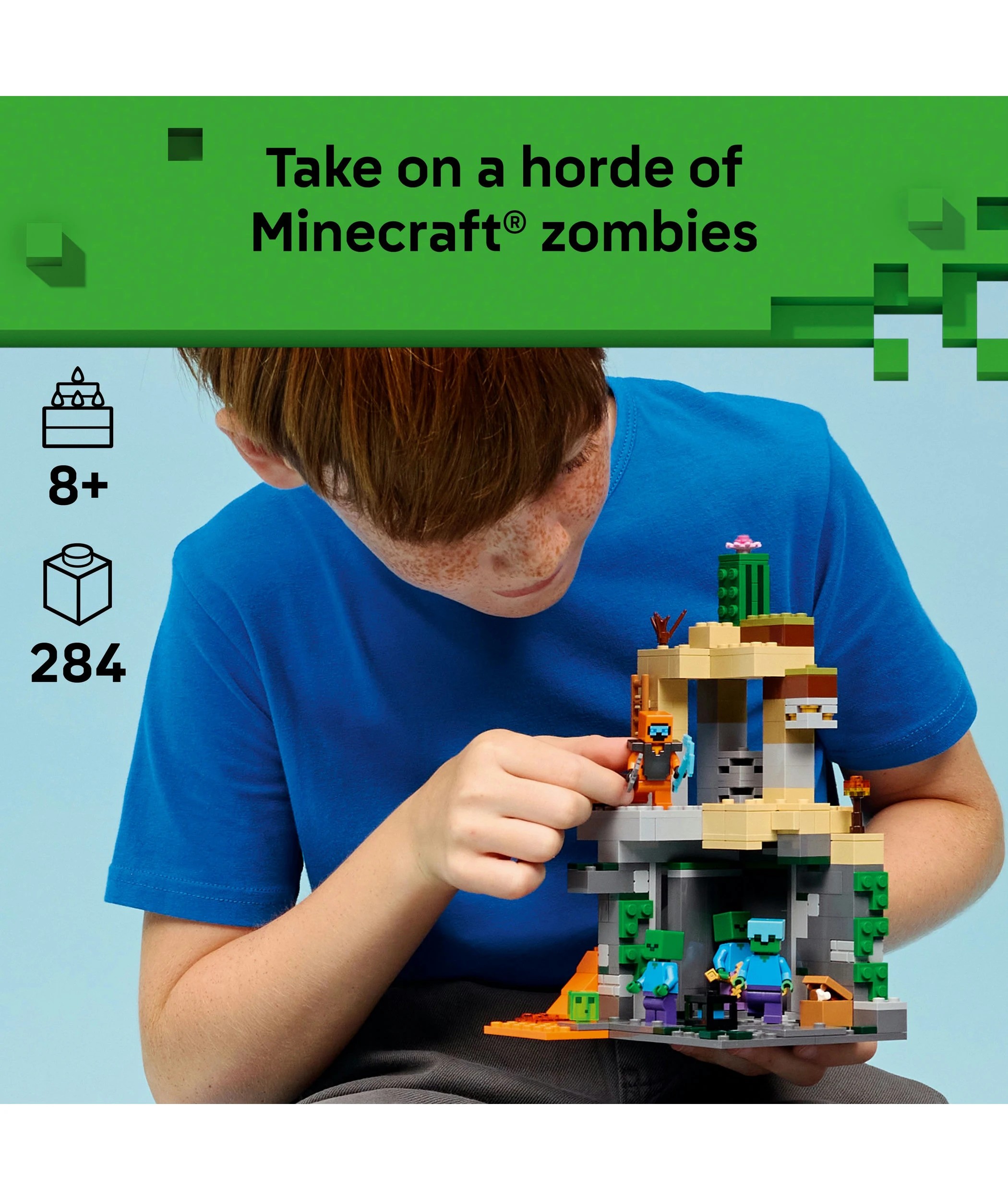 3 LEGO Minecraft Zombie Dungeon 21587, 3 of 10