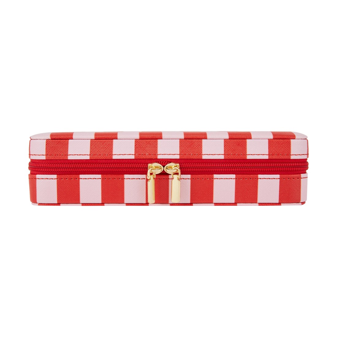 1 Red Stripe Jewellery Case, 1 of 6
