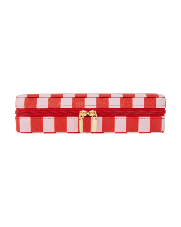Red Stripe Jewellery Case