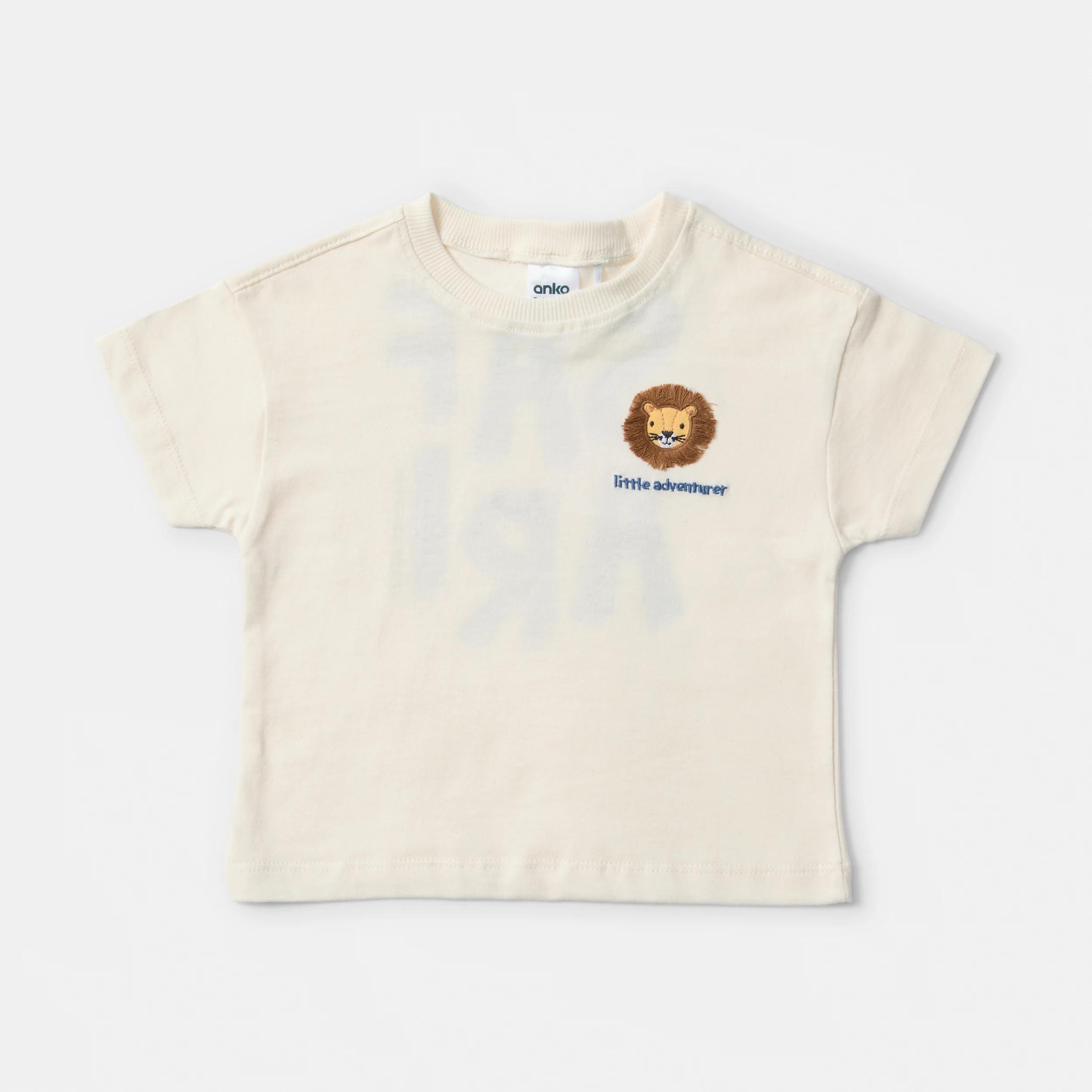 3 3 Pack Short Sleeve T-shirt BROWN LION, 3 of 8