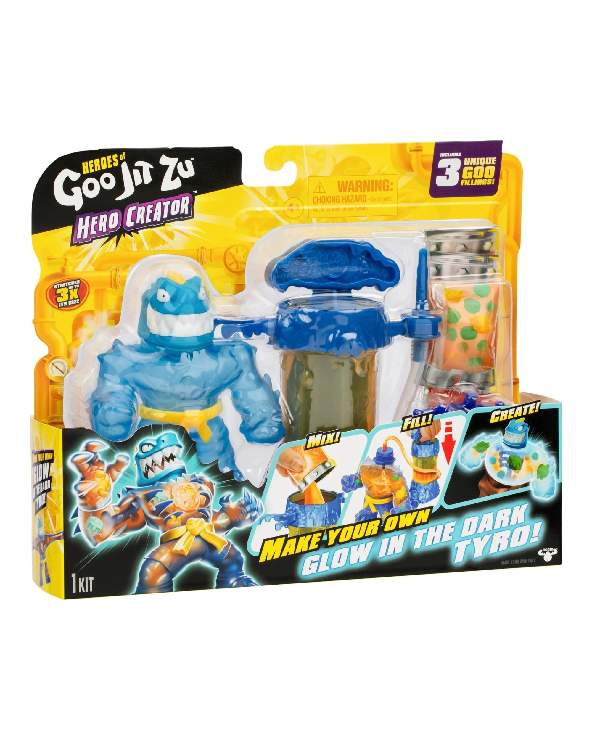 3 Heroes of Goo-Jit-Zu Series 2 Hero Creator Make Your Own Tyro, 3 of 10