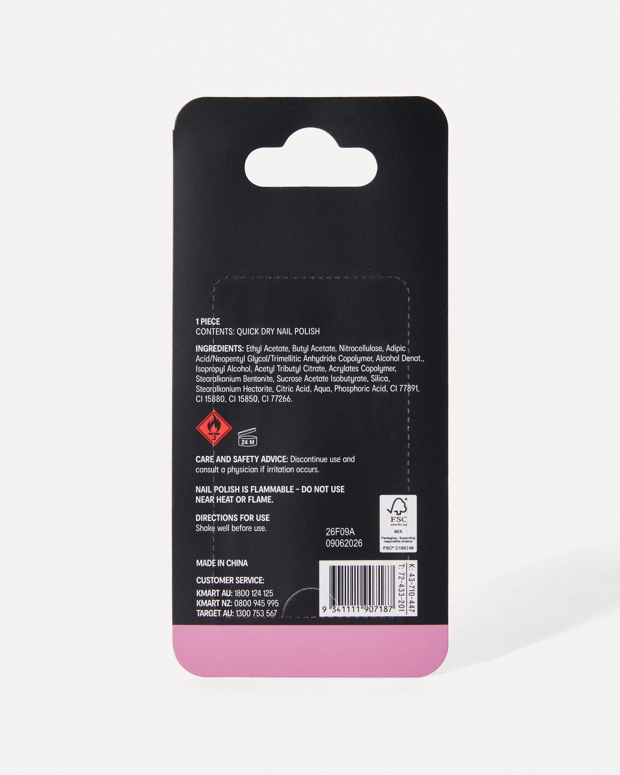 6 OXX Beauty Quick Dry Nail Polish - Dusky Pink, 6 of 6