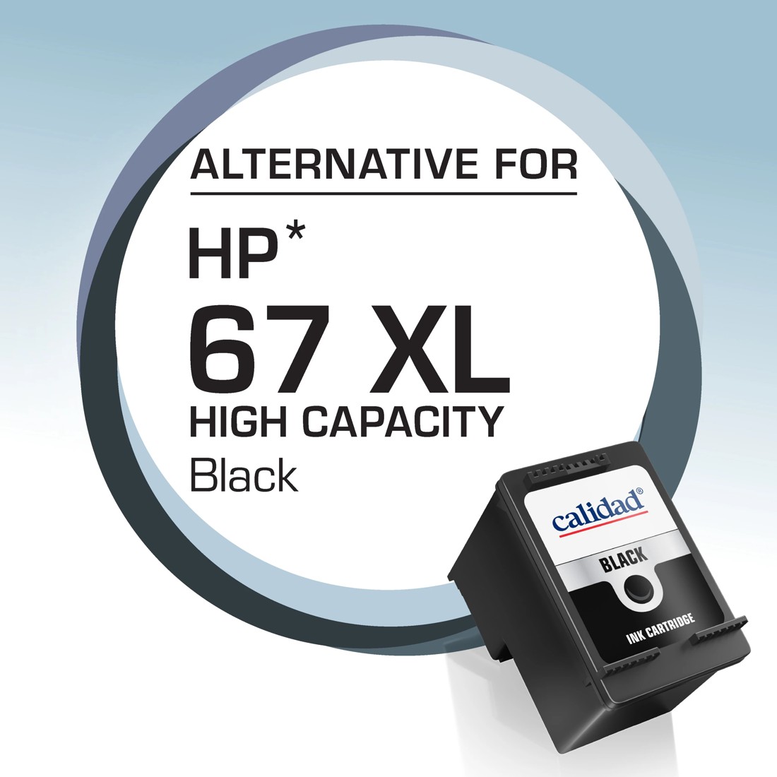 2 Calidad High Capacity BKH 832 Ink Cartridge - Black, 2 of 7