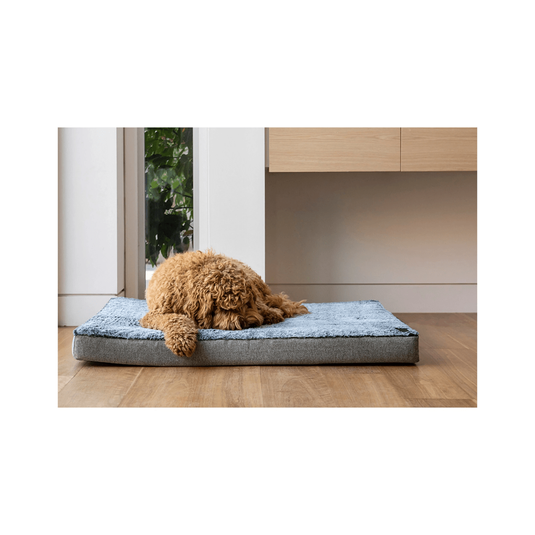3 Superior Pet Goods Orthopedic Pet Bed Faux Fur Grey Large 102cm Mat - Durable Non Slip Base
 - Grey, 3 of 5