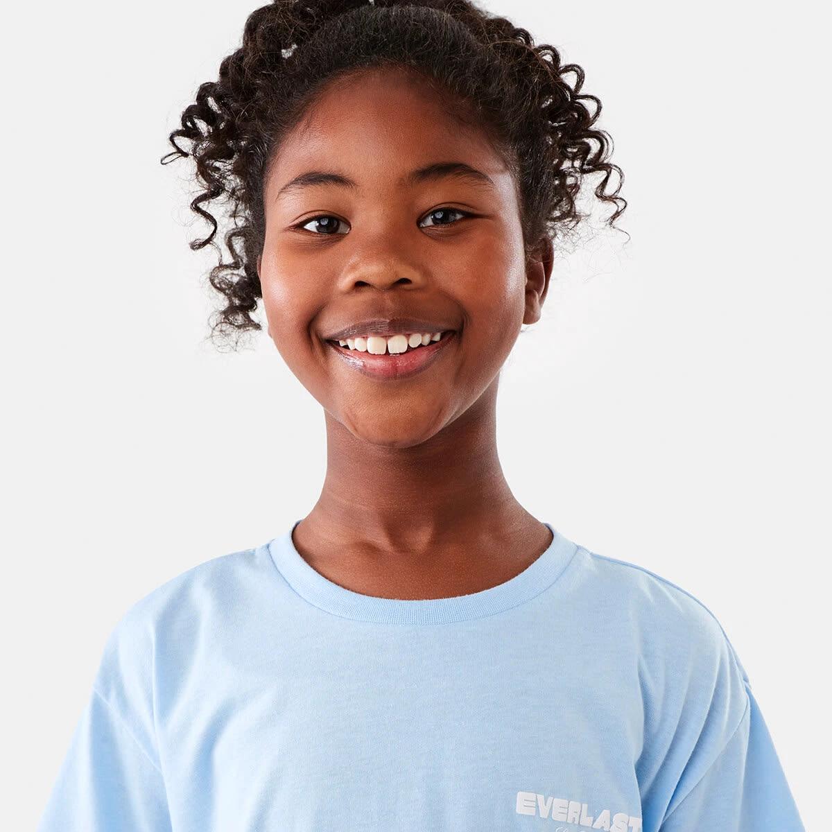 4 Everlast Kids Oversized T-shirt Icy Blue, 4 of 10