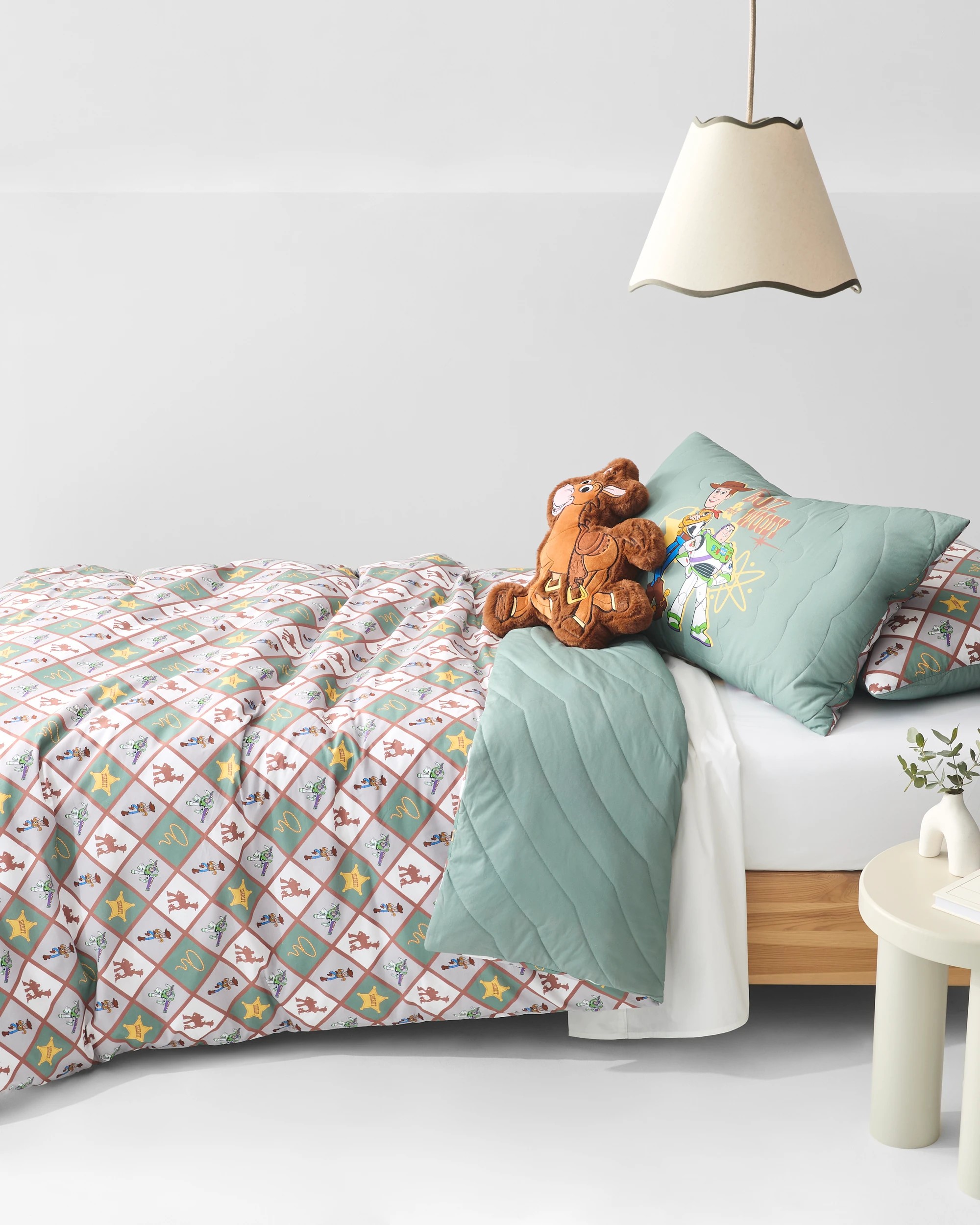 3 Disney Toy Story Australian Cotton Quilt Cover Set - Double Bed - Green, 3 of 7