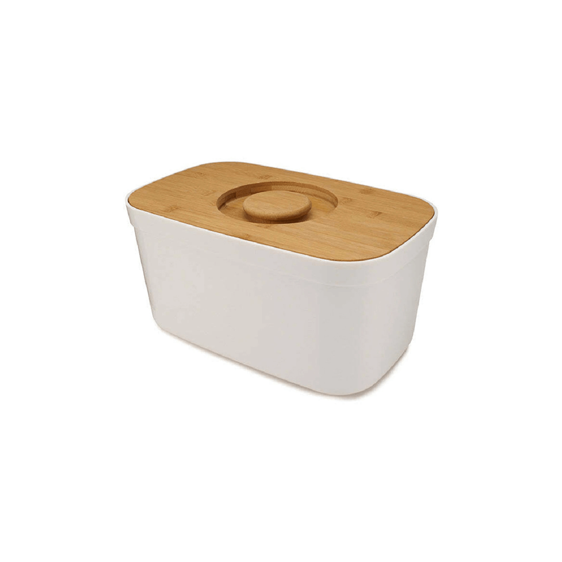1 Joseph & Joseph 37cm Bread Bin Storage Container W/ Cutting Board Lid White
 - White, 1 of 2