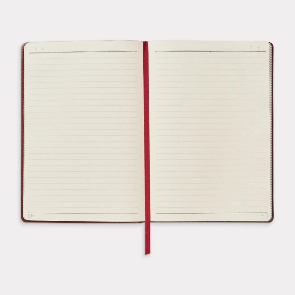 3 Otto A5 Herringbone Notebook 192 Pages Brown, 3 of 5