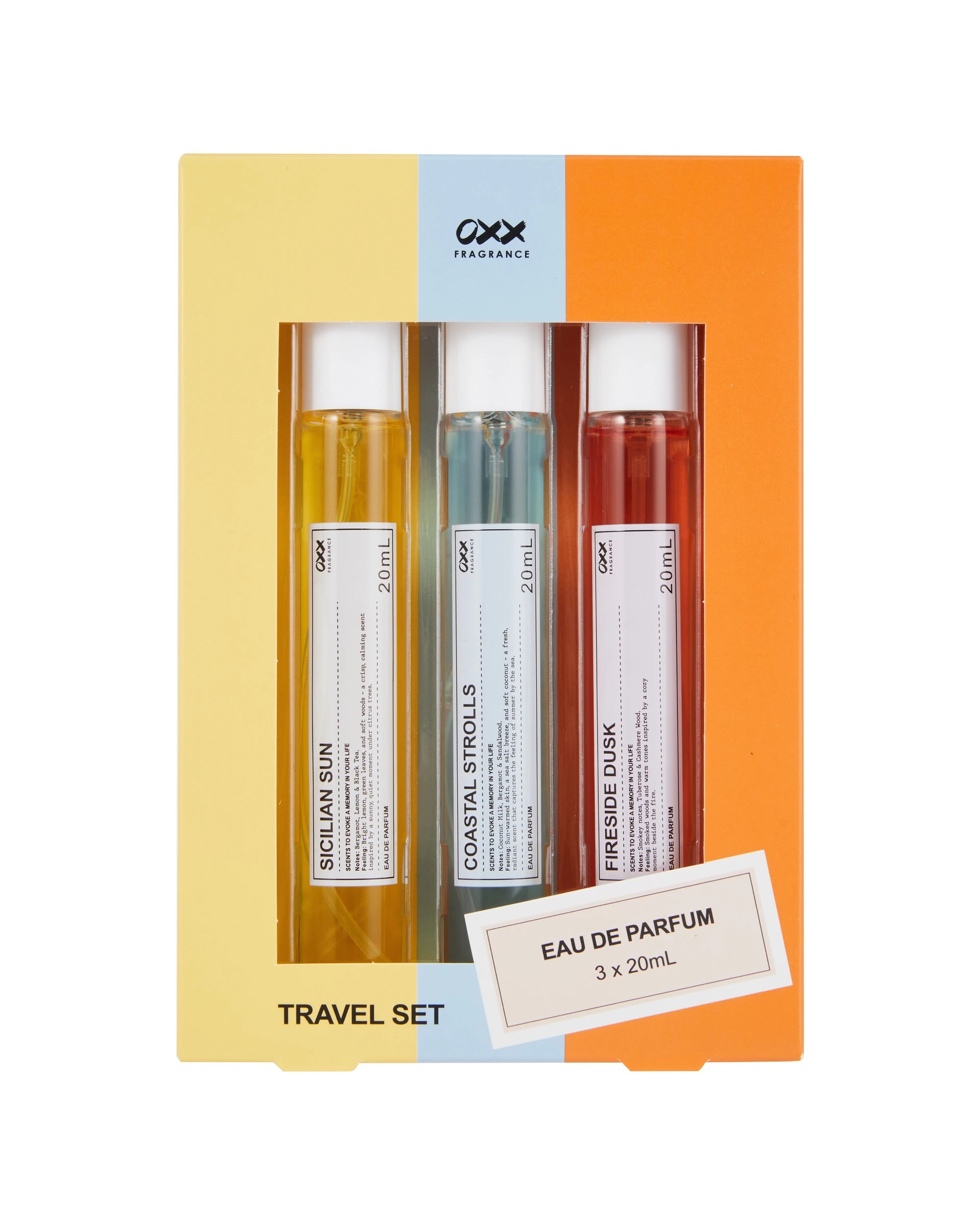 1 OXX Fragrance 3 Piece Eau De Parfum Travel Set, 1 of 6