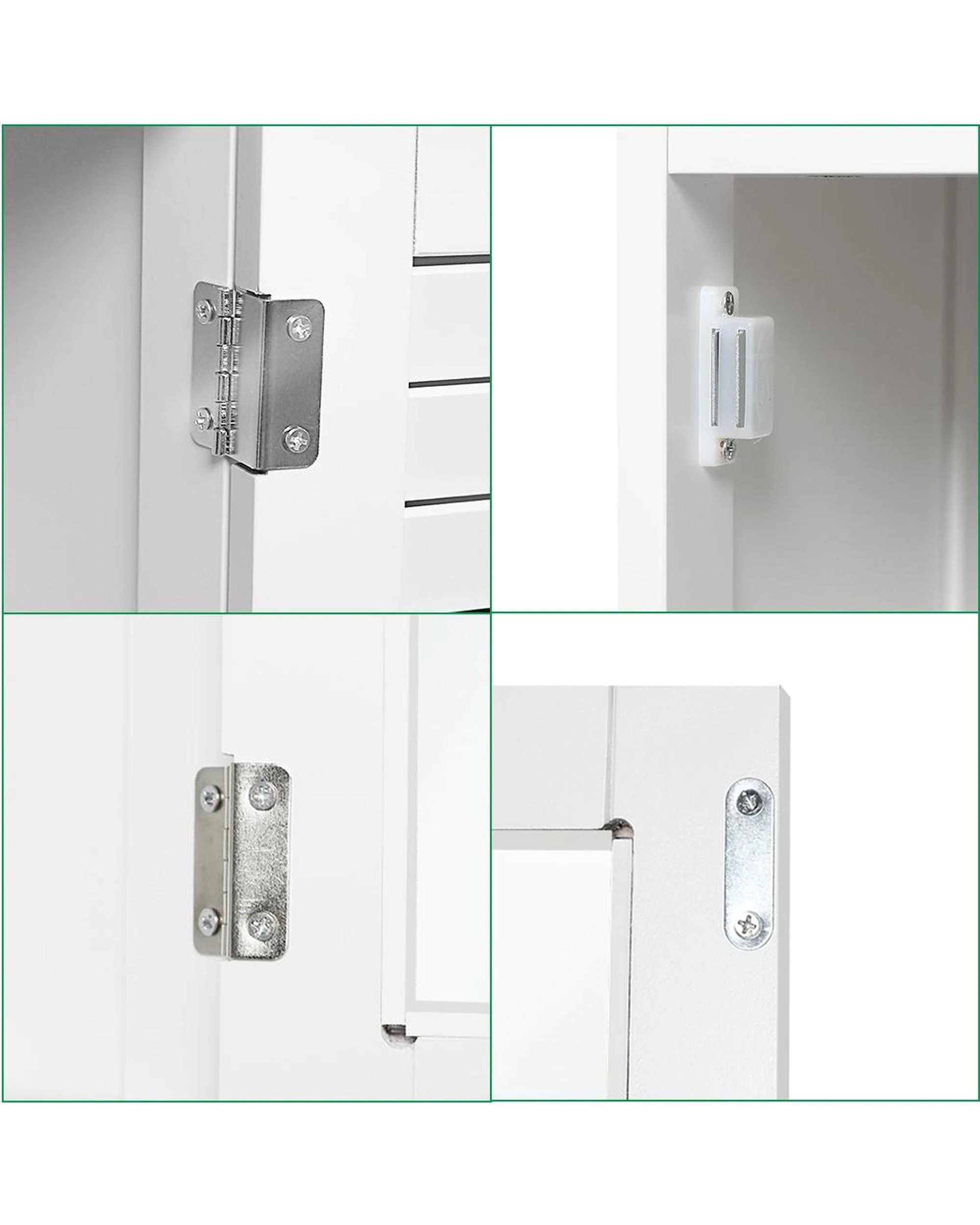 8 Auston Tall Bathroom Storage Cabinet, 8 of 10
