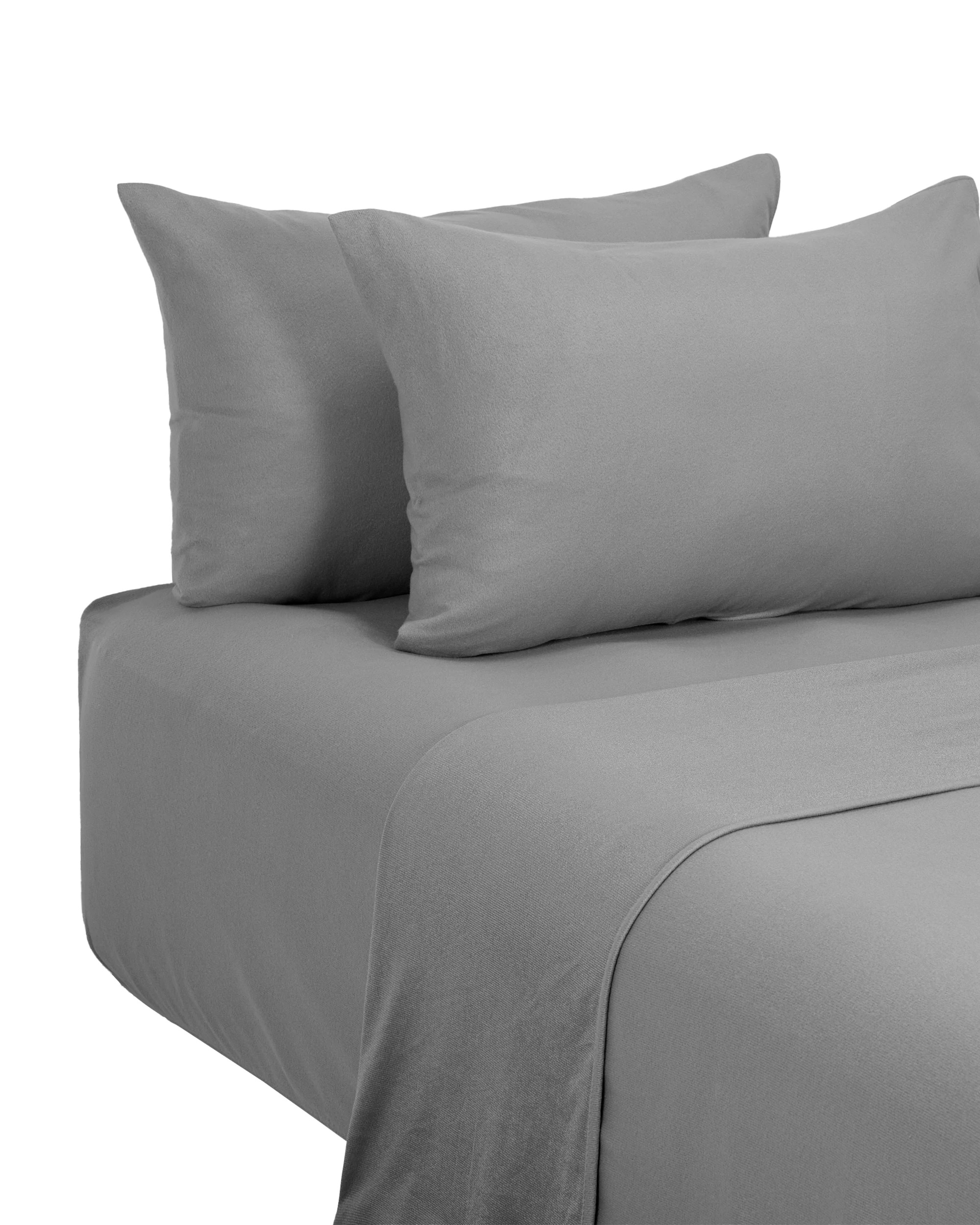 5 Soft Touch Sheet Set - Queen Bed, Grey, 5 of 7