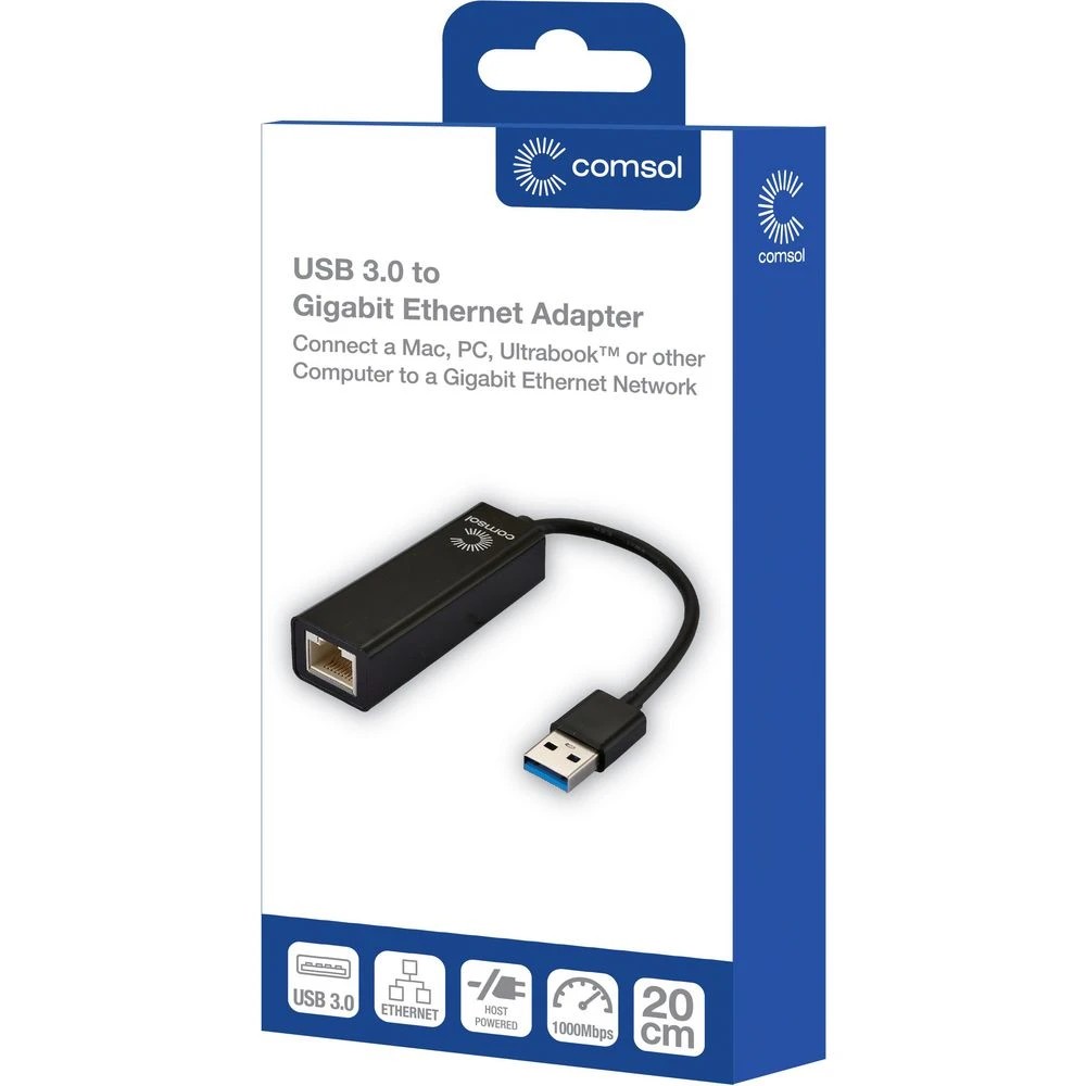 2 Comsol USB 3.0 to Gigabit Ethernet Adaptor, 2 of 3