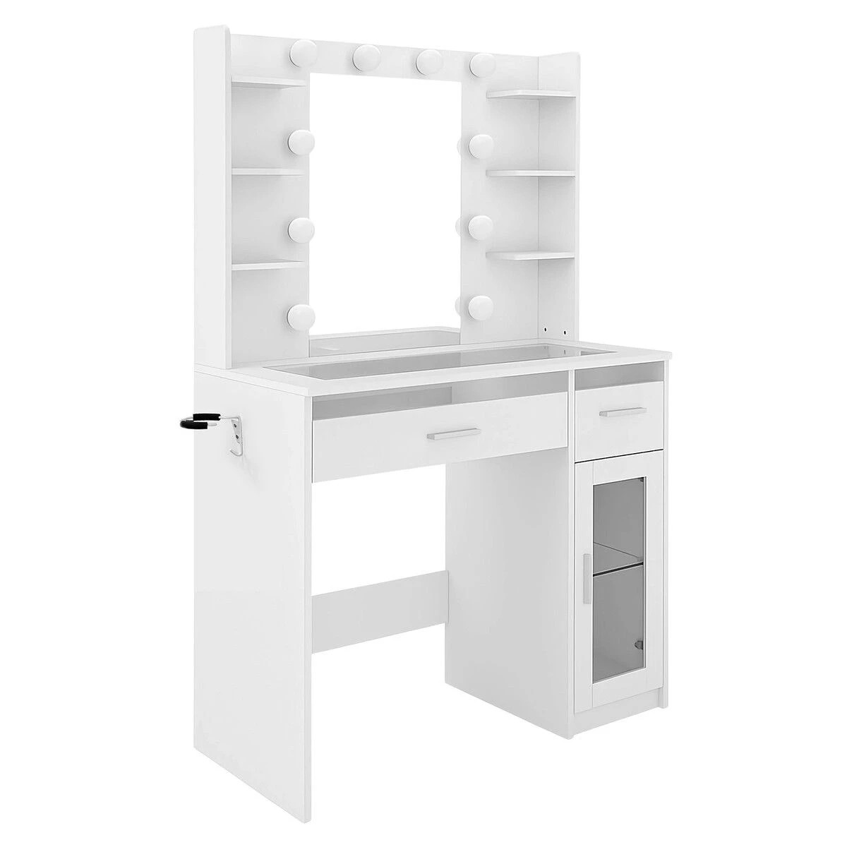 4 Ausway Hollywood Makeup Table Vanity Dresser Dressing 10 LED Lighted Mirror, 4 of 7