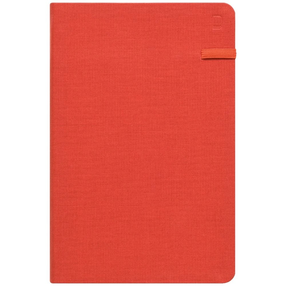 2 Modena A5 Linen Plain Notebook Orange, 2 of 5