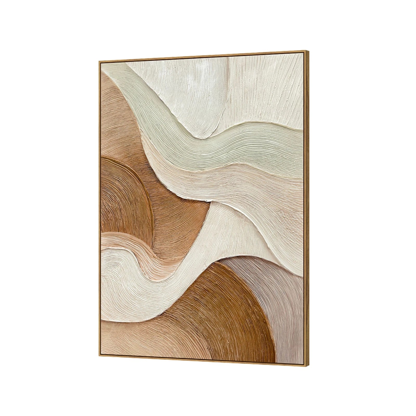 7 Moda Living Terra Tides Hand-Painted Textured Oil Painting - Multi, 7 of 8