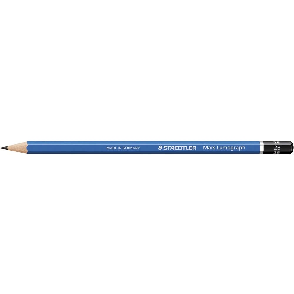 2 Staedtler Mars Lumograph Graphite Pencil 2B, 2 of 7