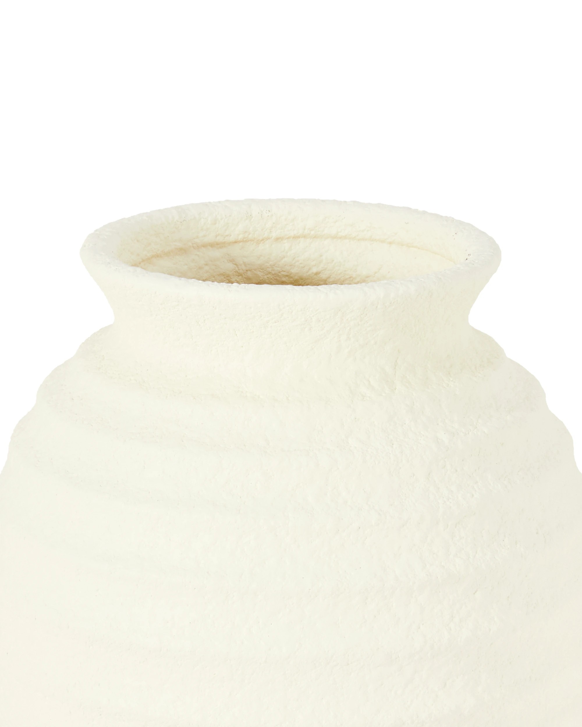 4 Tall Ribbed Ceramic Vase, 4 of 5