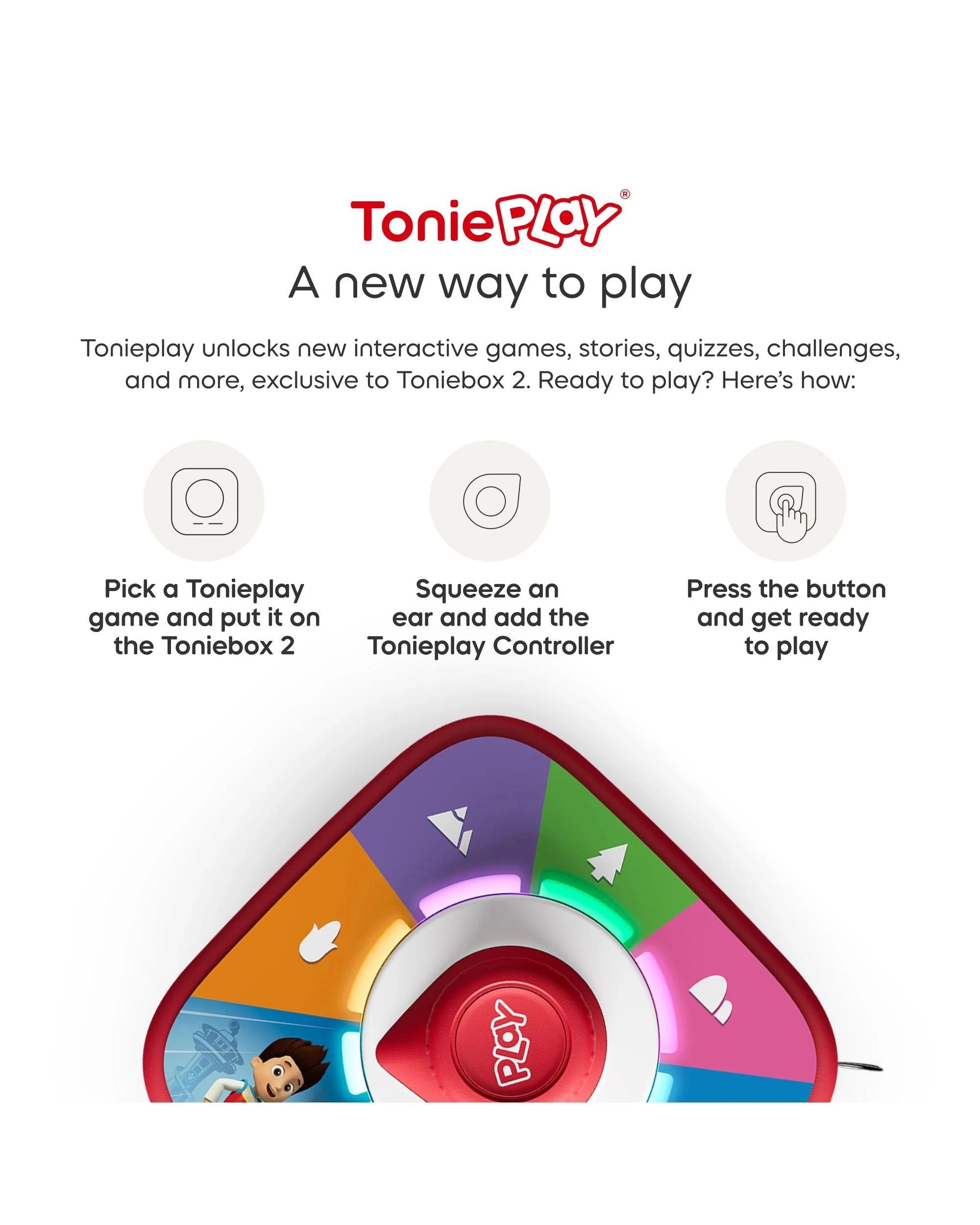 5 Tonies - Paw Patrol Toniebox 2 Full Play Set - Moon Grey
 - Multi, 5 of 10