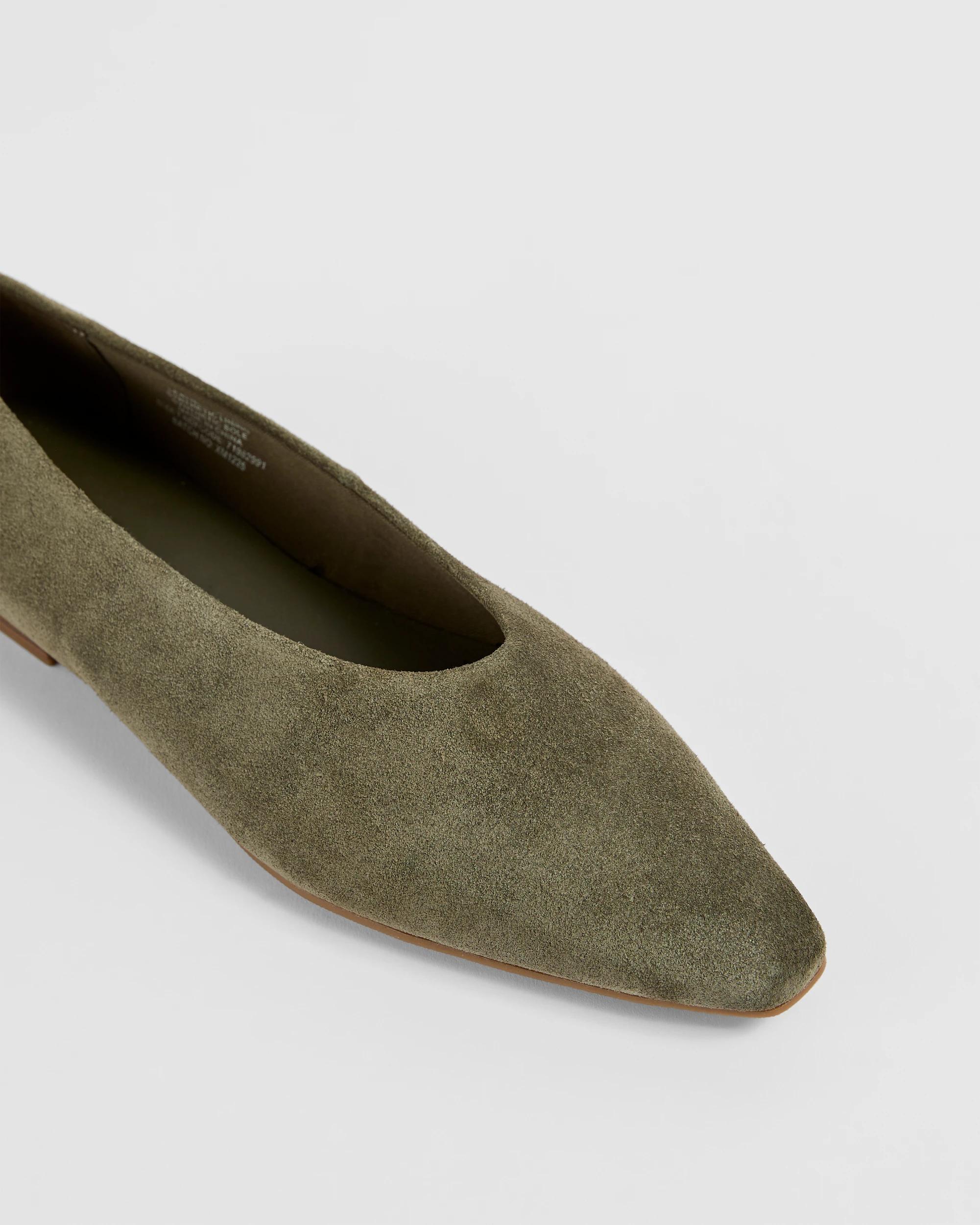 3 Target Woman Genuine Leather High Vamp Ballet Flat - Luna KHAKI, 3 of 3