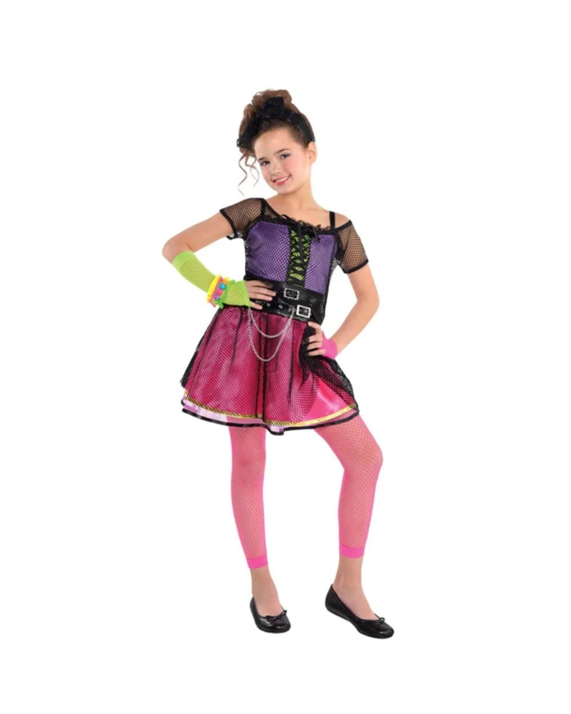 1 Pop Star Dress Girl Costume Size 8-10 Years, 1 of 2