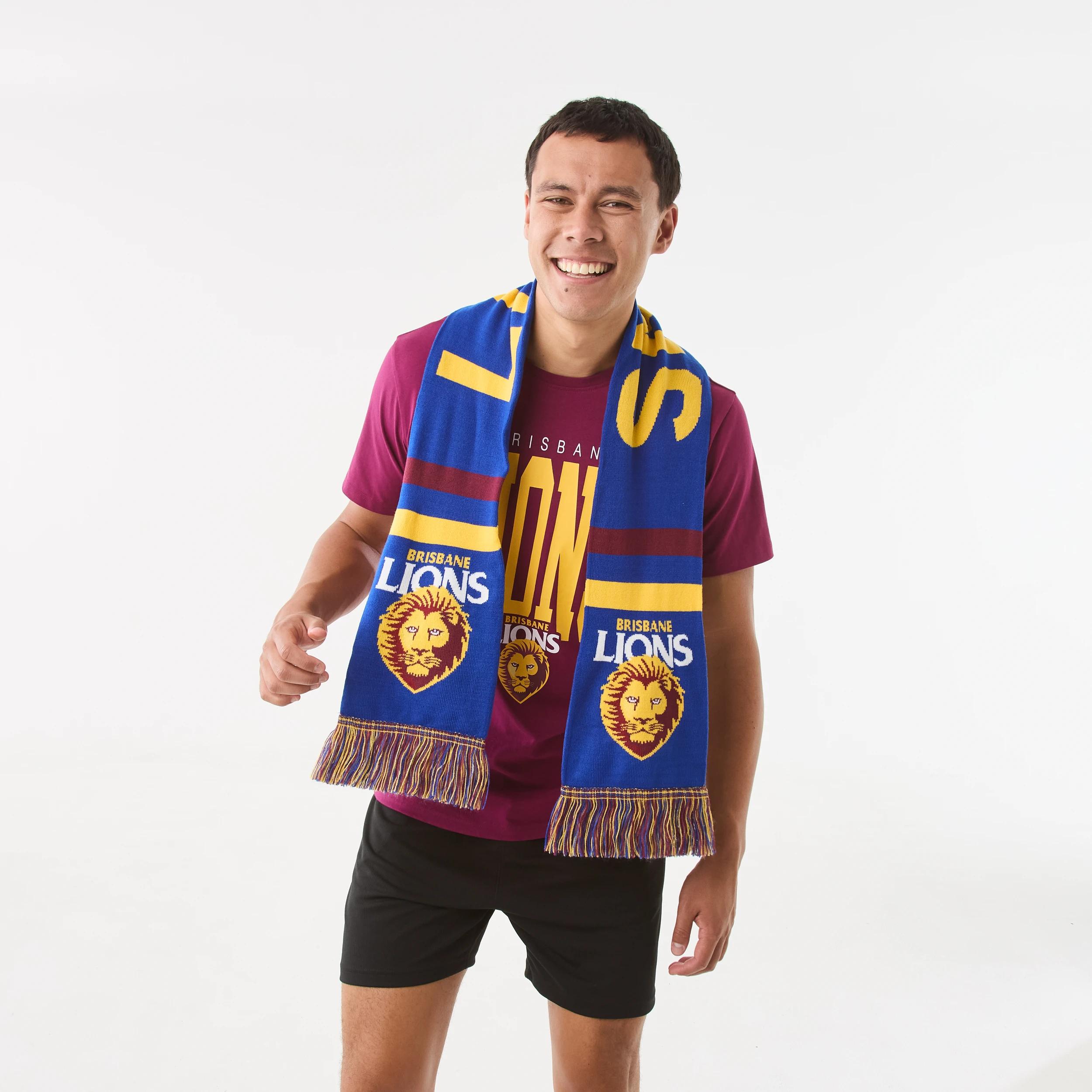 1 Official AFL Adult Scarf Brisbane, 1 of 4