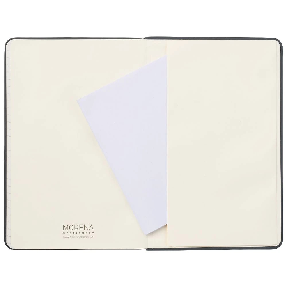 5 Modena A5 PU Ruled Notebook Grey, 5 of 5