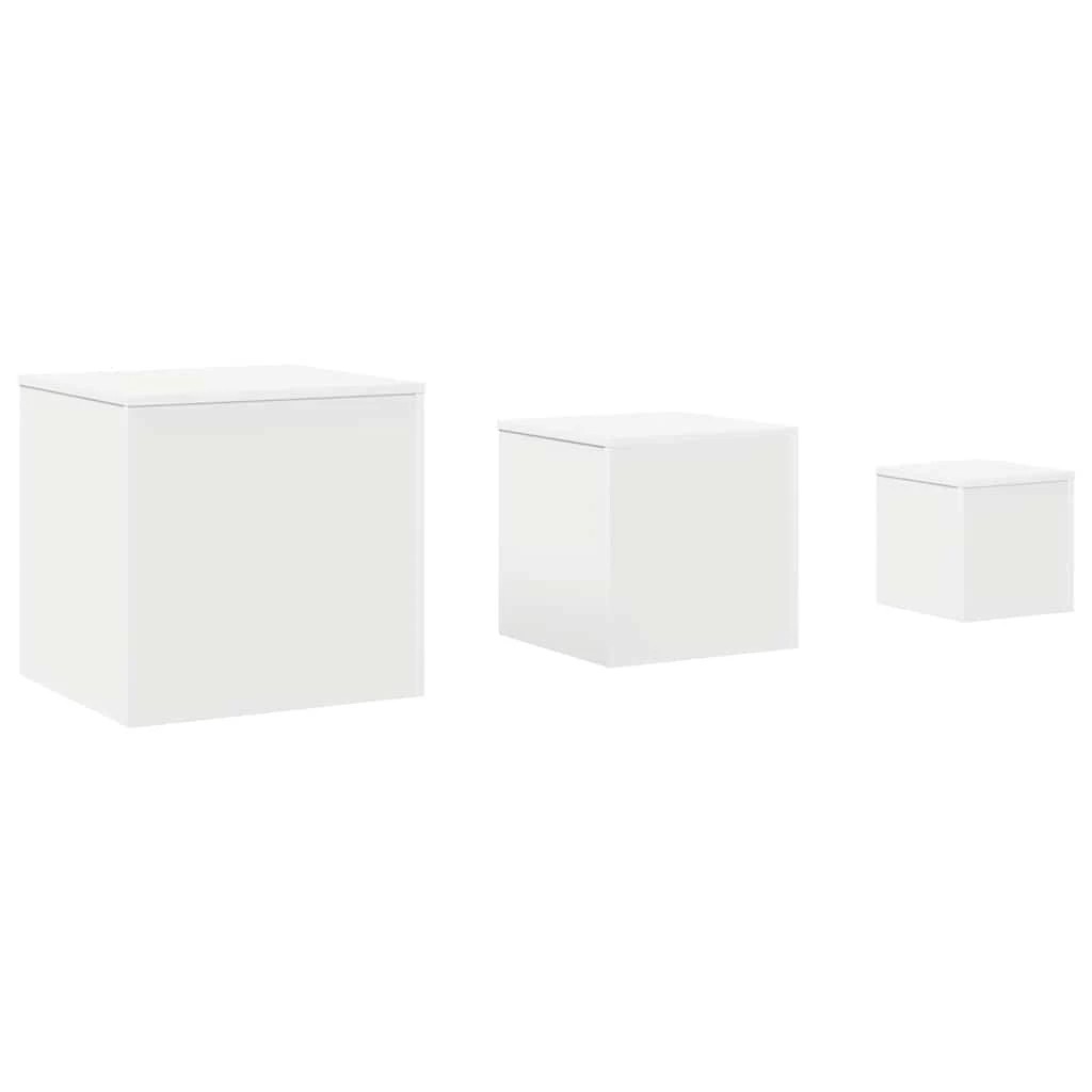 1 Vidaxl Side Table End Table - White, 1 of 10