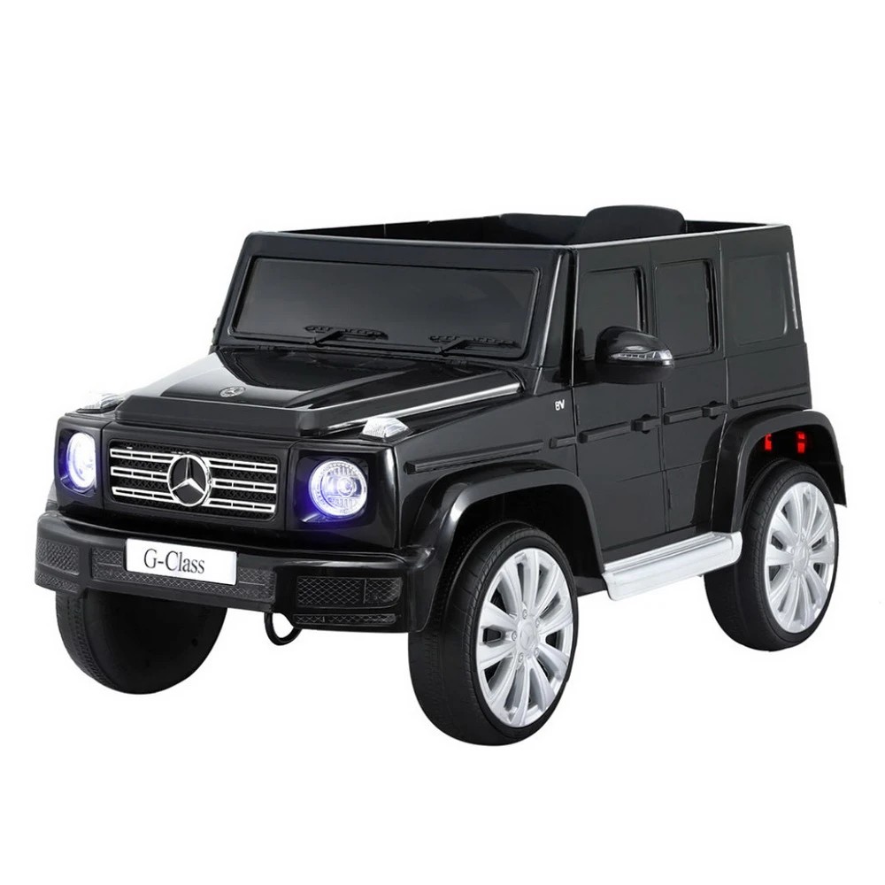 1 Kids Ride On Car Licensed Mercedes Benz G500 Electric Toys Horn Remote 12V - Black, 1 of 5