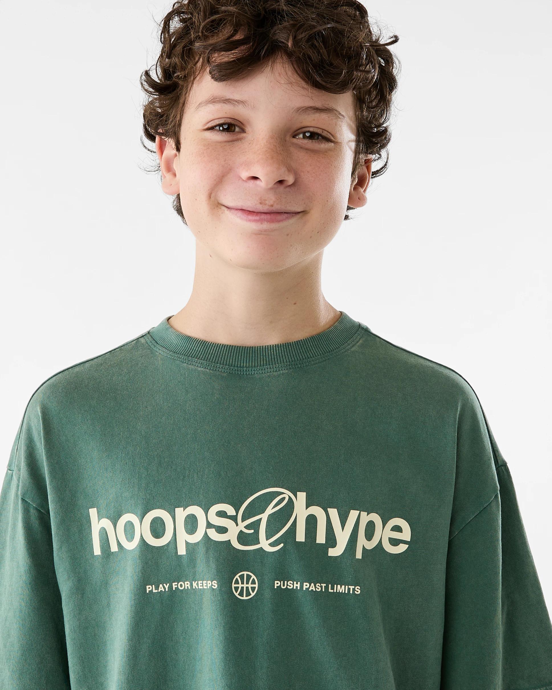 3 Short Sleeve Oversized Washed Printed T-shirt Grn Slogan, 3 of 8