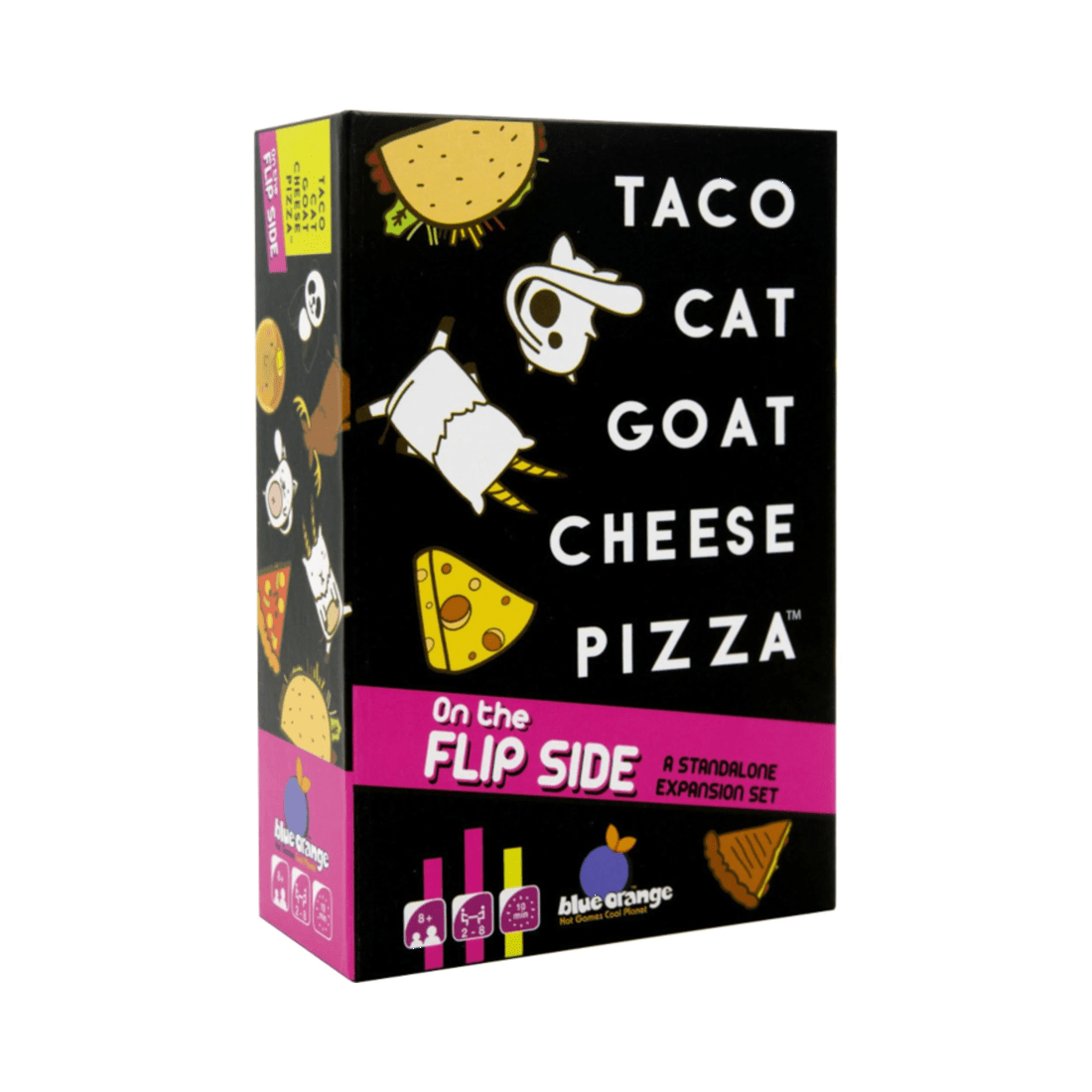 1 Blue Orange Games Taco Cat Goat Cheese Pizza On the Flip Side Card Game, 1 of 2