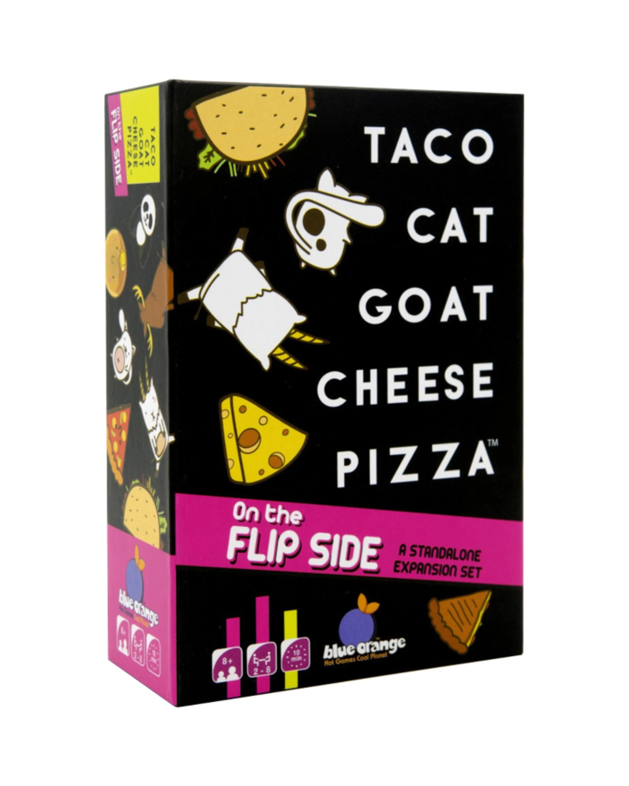 1 Blue Orange Games Taco Cat Goat Cheese Pizza On the Flip Side Card Game, 1 of 2