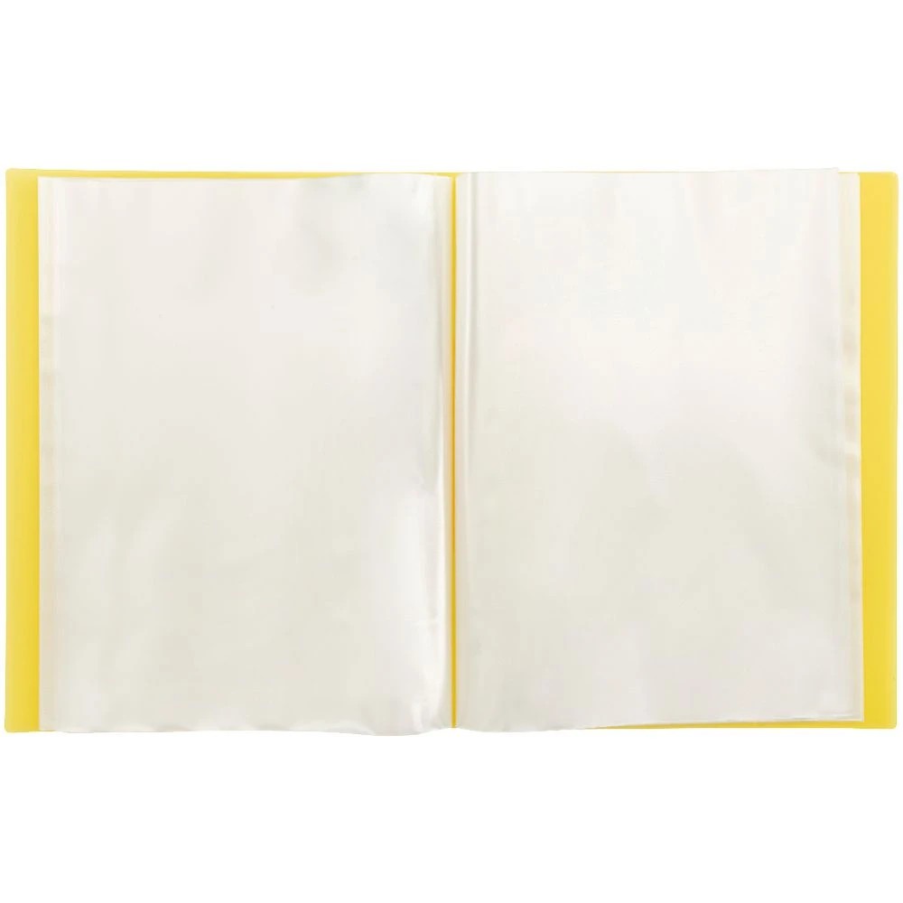 2 King Jim Fixed Display Book 40 Pockets Gloss Yellow, 2 of 3