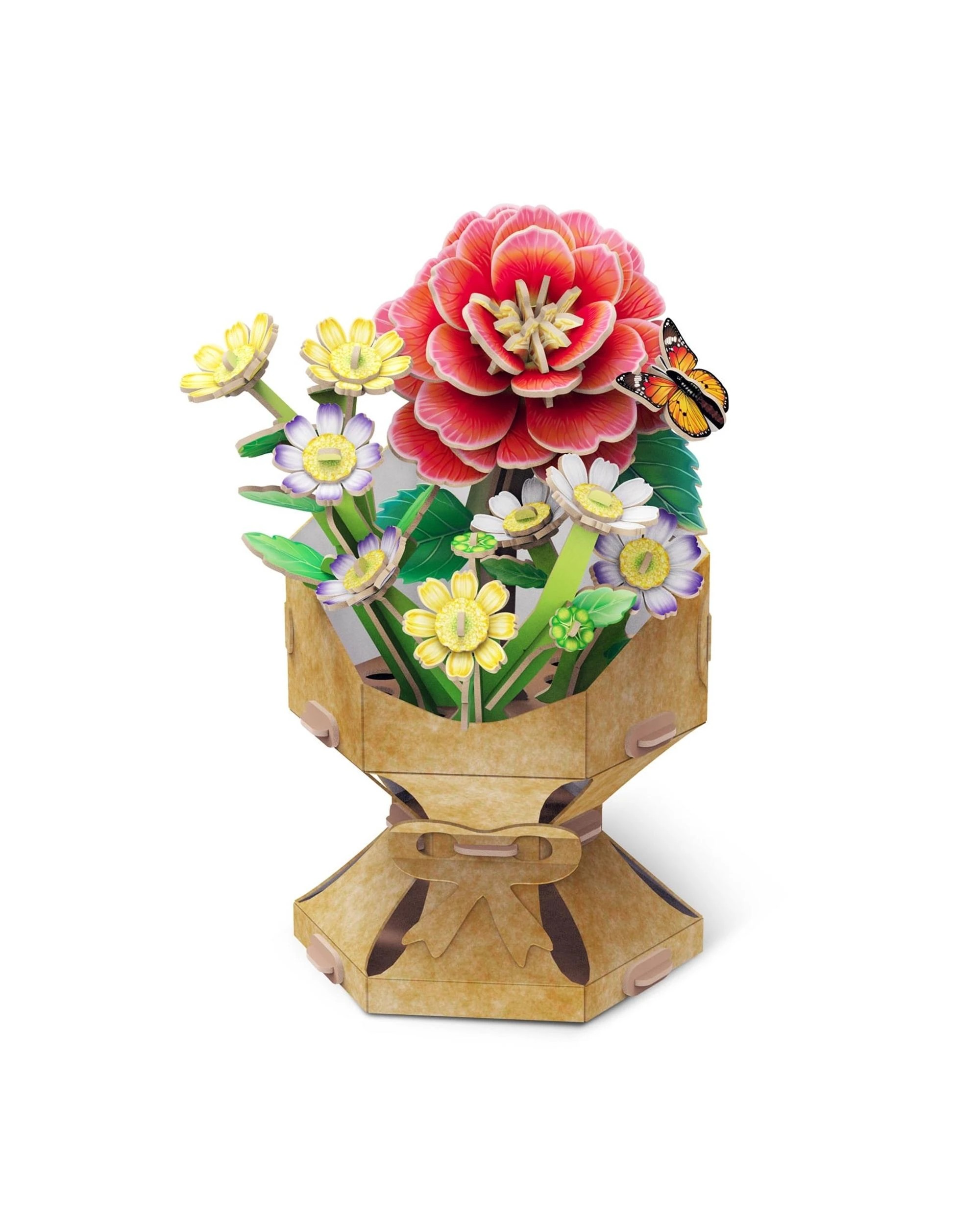 2 CubicFun Flower Bouquet Camelia 3D Jigsaw Puzzle, 2 of 2